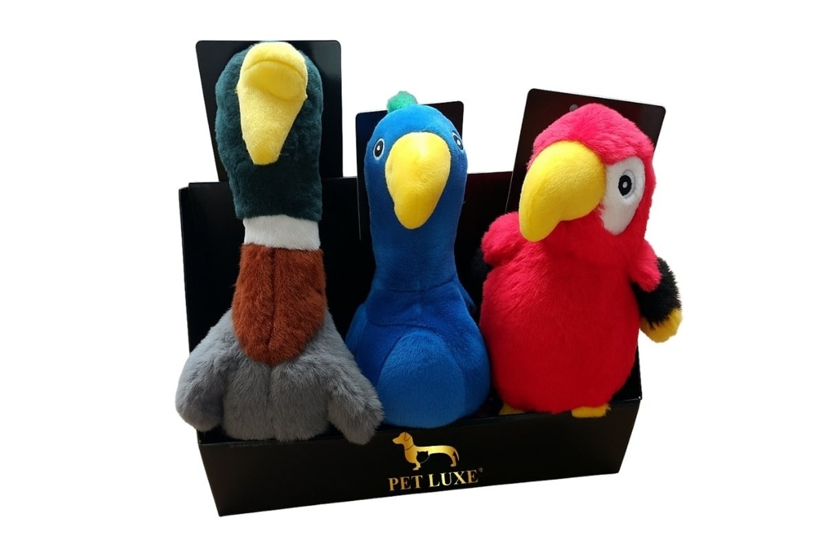 Pet Luxe Happy Wings 3'lü Sesli peluş oyuncak set