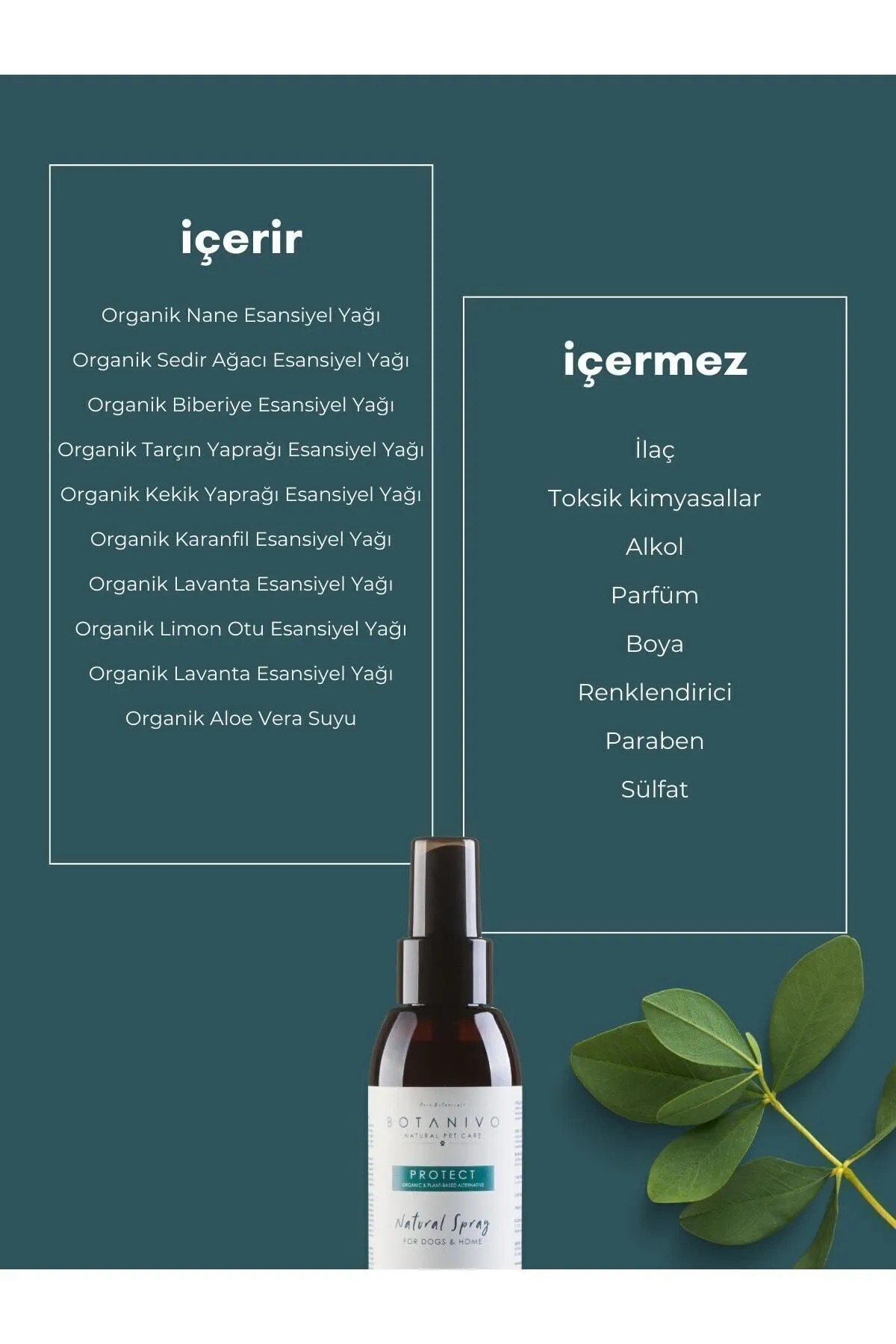 Botanivo Köpekler Için Pire & Kene Karşıtı Sprey 125 ml