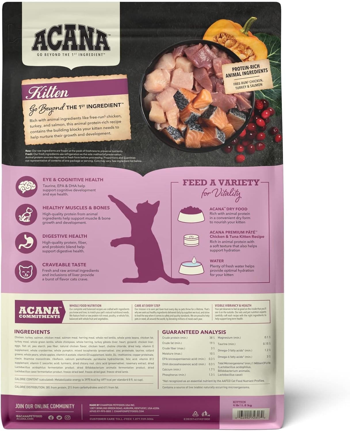 Acana Highest Protein Kitten 1.8 kg Yavru Kedi Maması