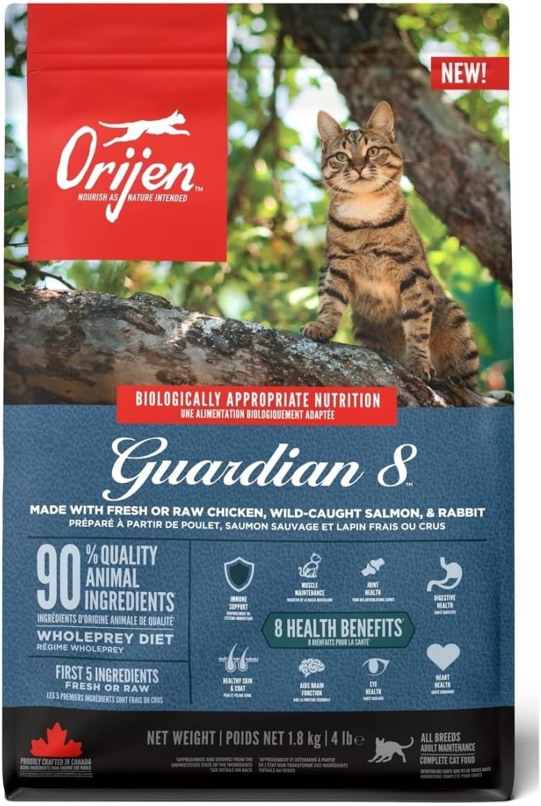 Orijen Guardian8 Yetişkin Kediler için Kedi Maması 1.8 Kg