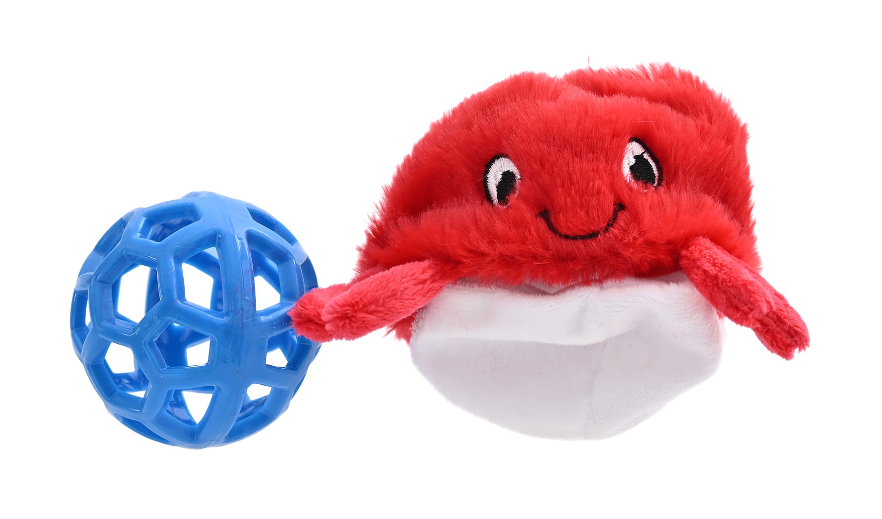 Pet Luxe 2 in 1 Crabby Köpek Peluş Top Oyuncak