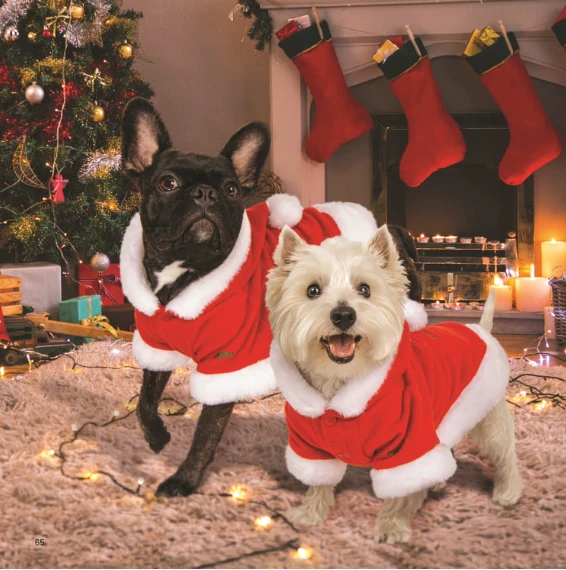 PUPPIA Santa's Coat Polarlı Köpek Kıyafeti
