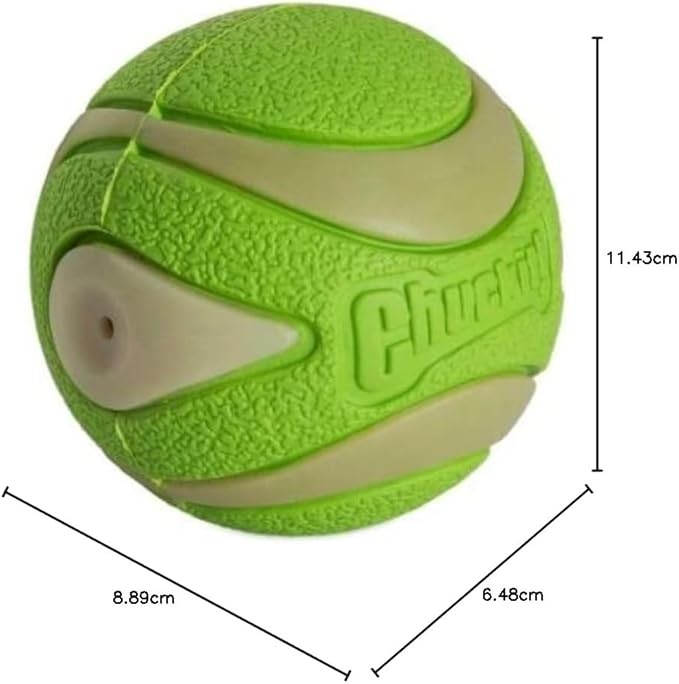 Chuckit! Max Glow Squeaker Gece Parlayan Sesli Köpek Oyun Topu