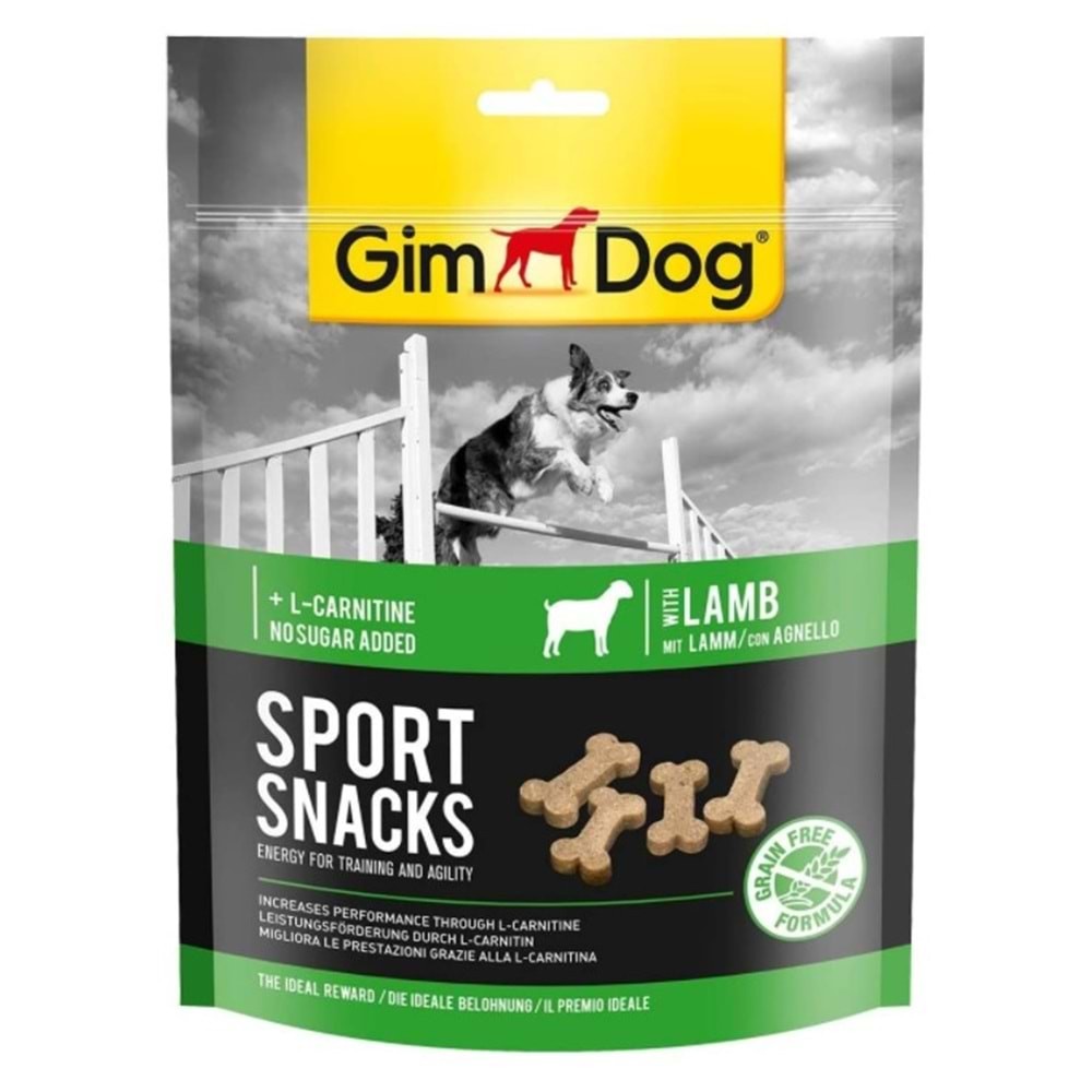 Gimdog Sportsnacks Kuzu Etli Köpek Ödül Tablet 150 Gr