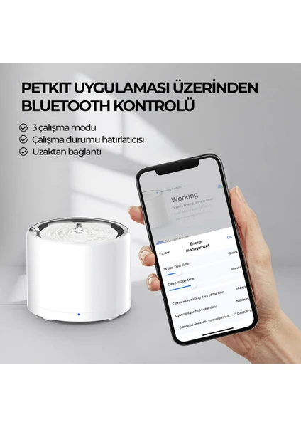 Petkit Eversweet 3 PRO Su Pınarı Beyaz