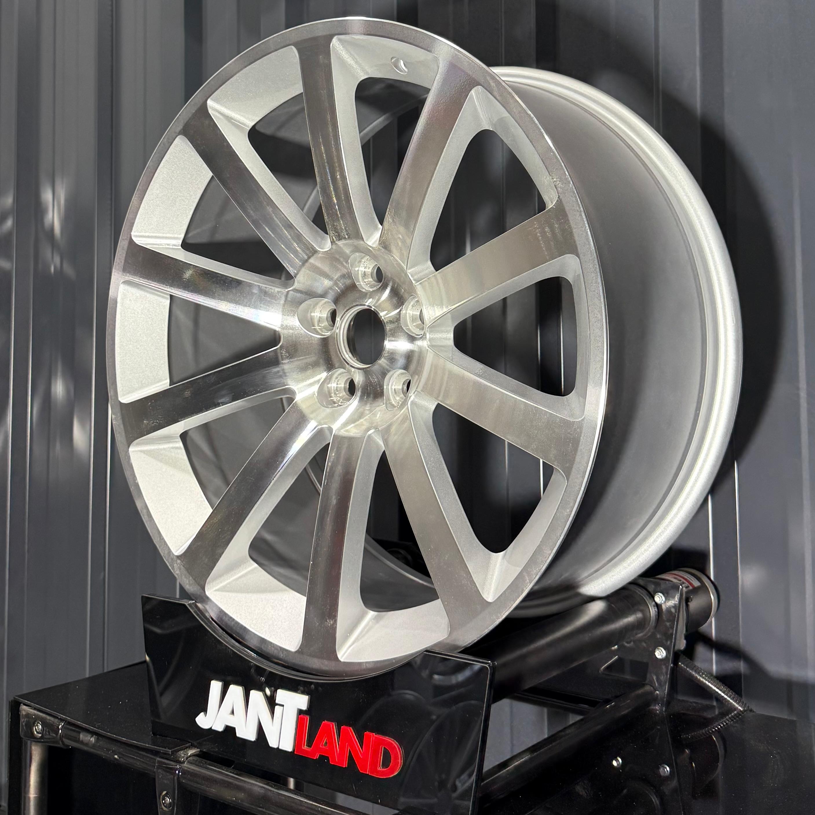 L027 9,0x20" 5x115 ET26 71,5 Silver Face Lip Jant(4 adet)