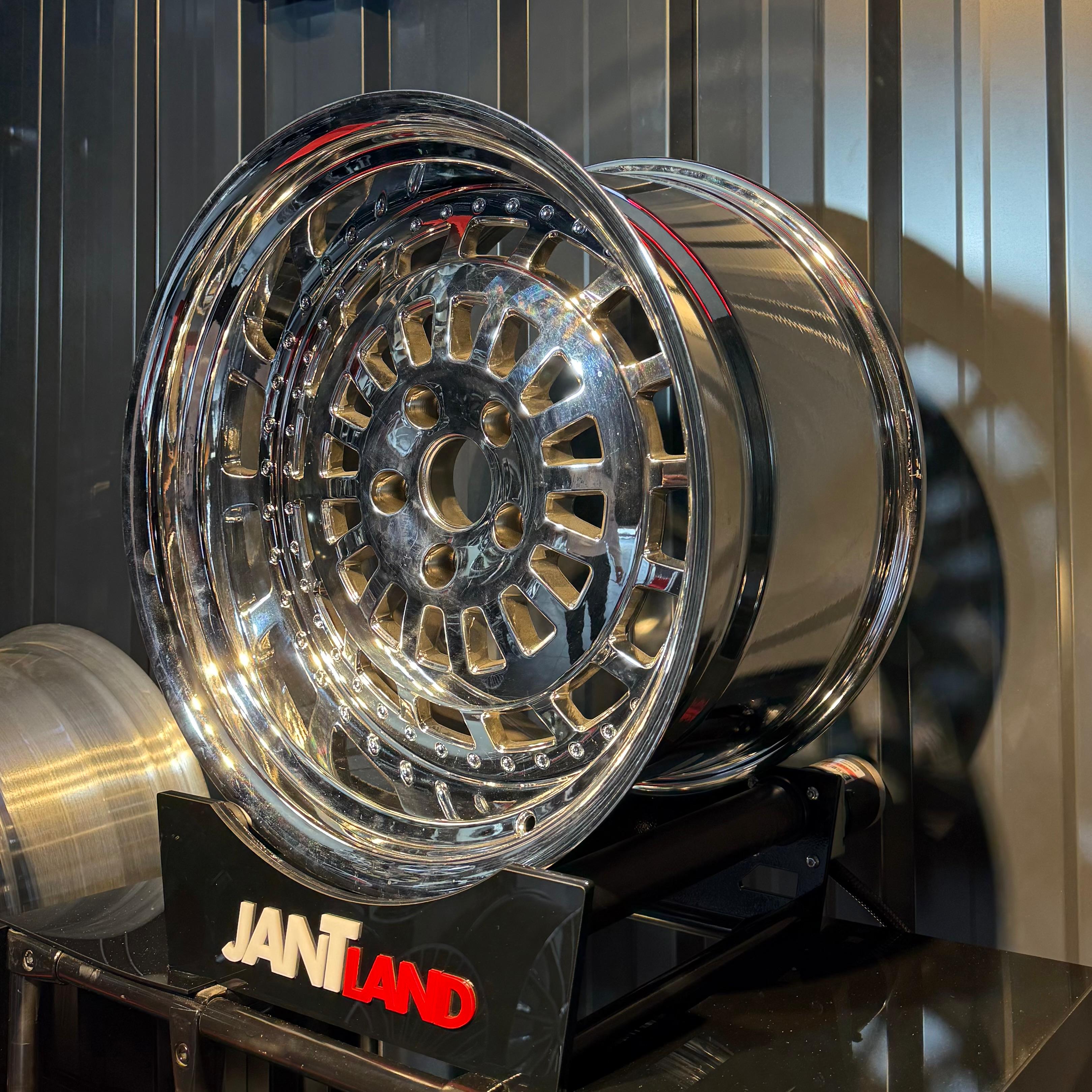 R1W-657 9,5x19" 11,0x19" 5x120 ET20 ET25 ET20 74,1 Chrome Jant(4 adet)