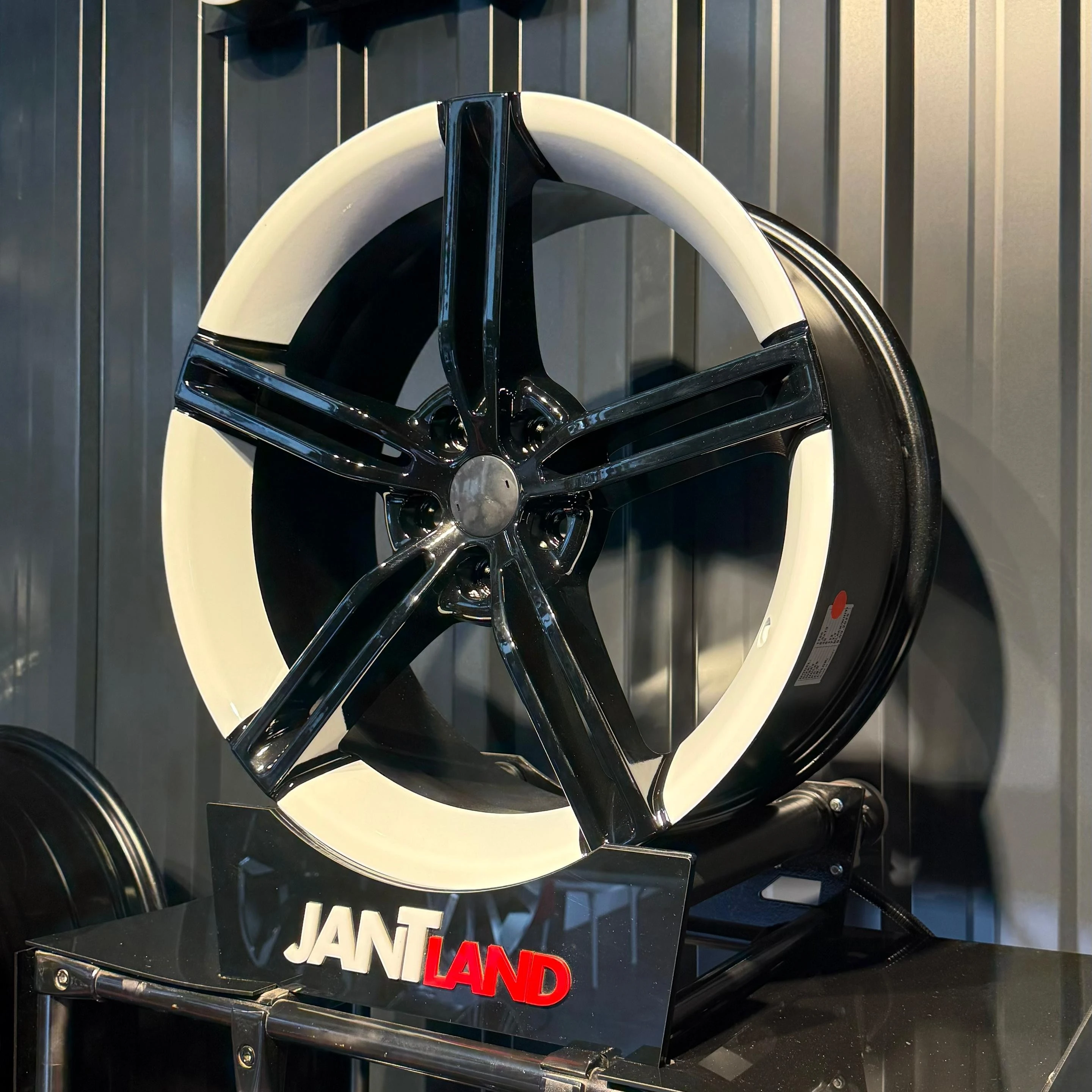 RC1186 18*8.0 5*112 ET40 73.1 BLACK/WHITE (4ADET)