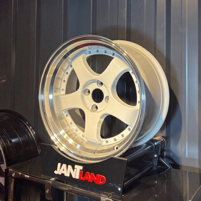 L002 7,5x17" 9,0x17" 4x100 ET20 ET35 73,1 Lip Polish White Jant(4 adet)