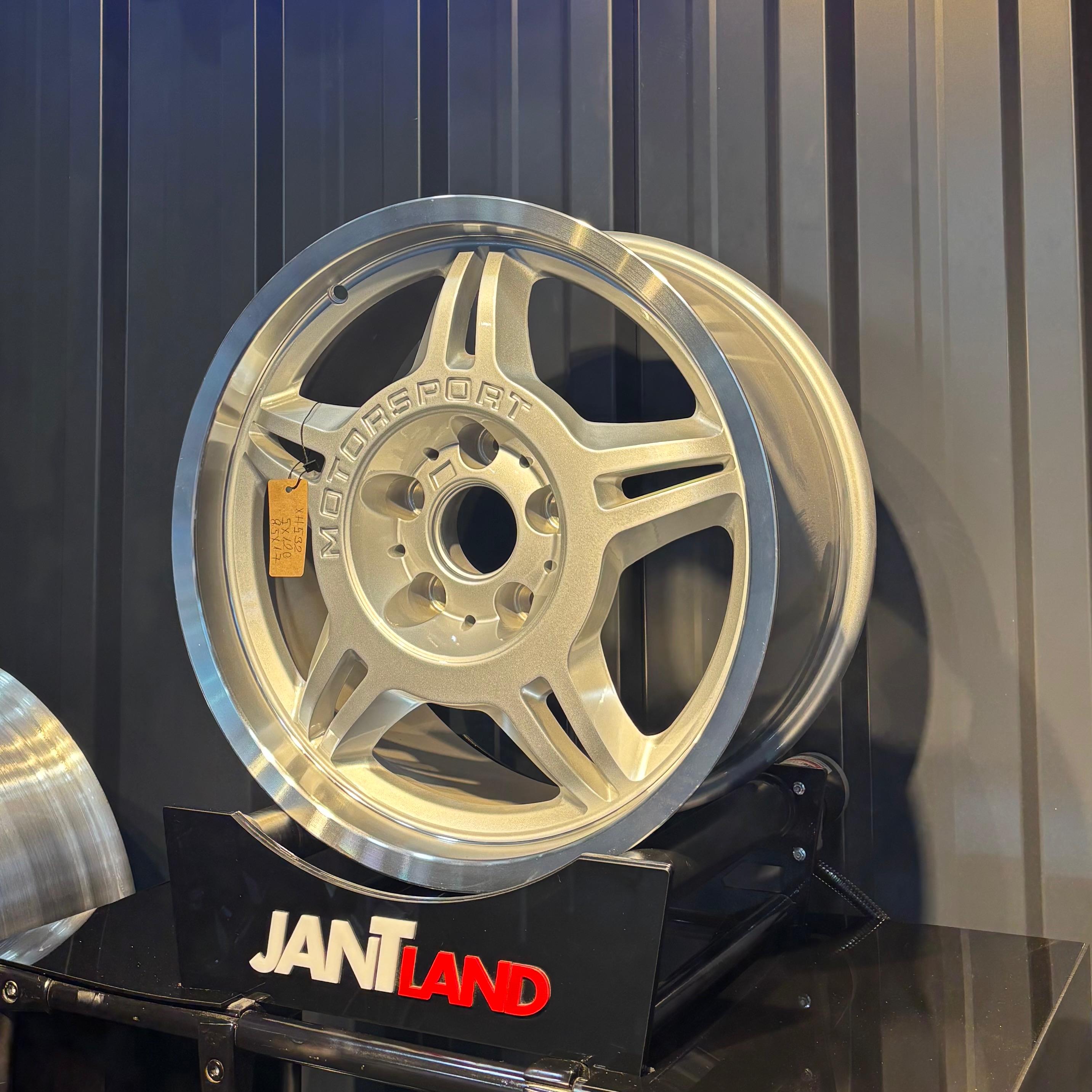 R1W-532 7,5x17" 8,5x17" 5x120 ET30 ET35 74,1 Silver Lip Polish Jant(4 adet)