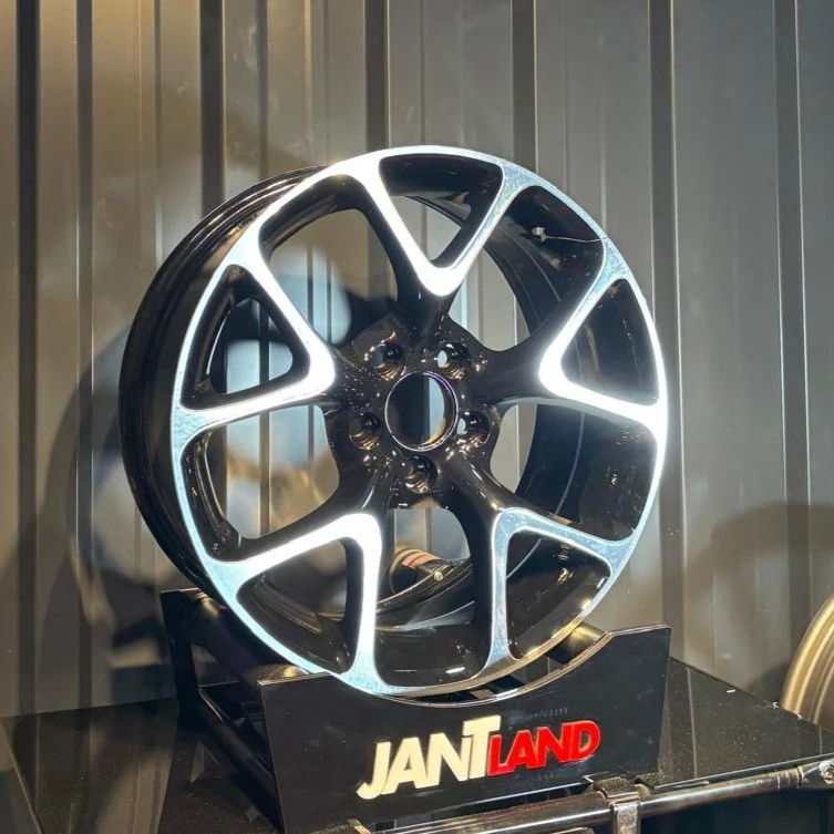 BK518 7,5x17" 5x110 ET42 73,1 Black Machined Jant(4 adet)