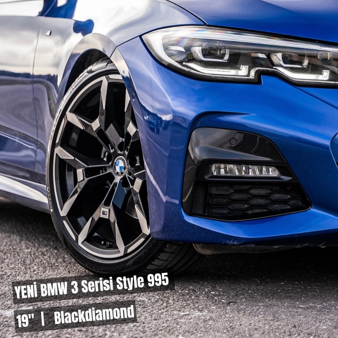 DY1759 8,0x19" - 9,0x19" 5x112  ET27-ET40 66,6 Blackdiamond Jant(4 adet)