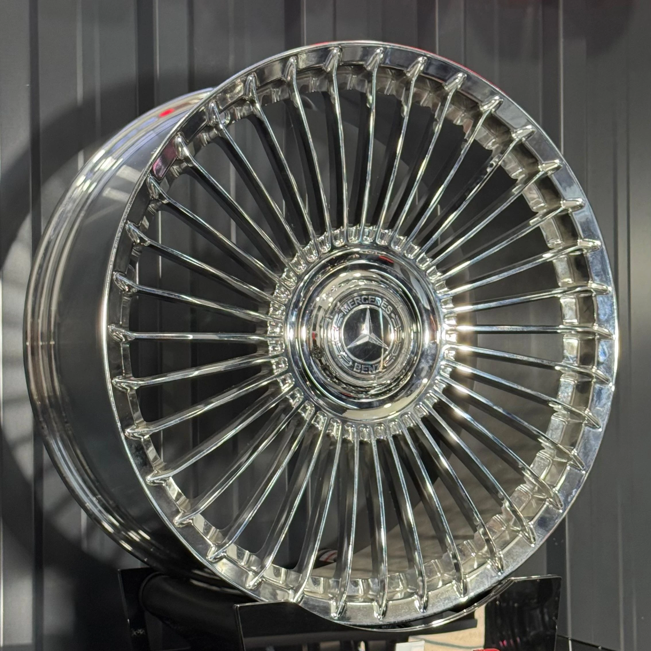 F0544 9,5x22" 5x112 ET28 Forged Chrome Jant(4 adet)