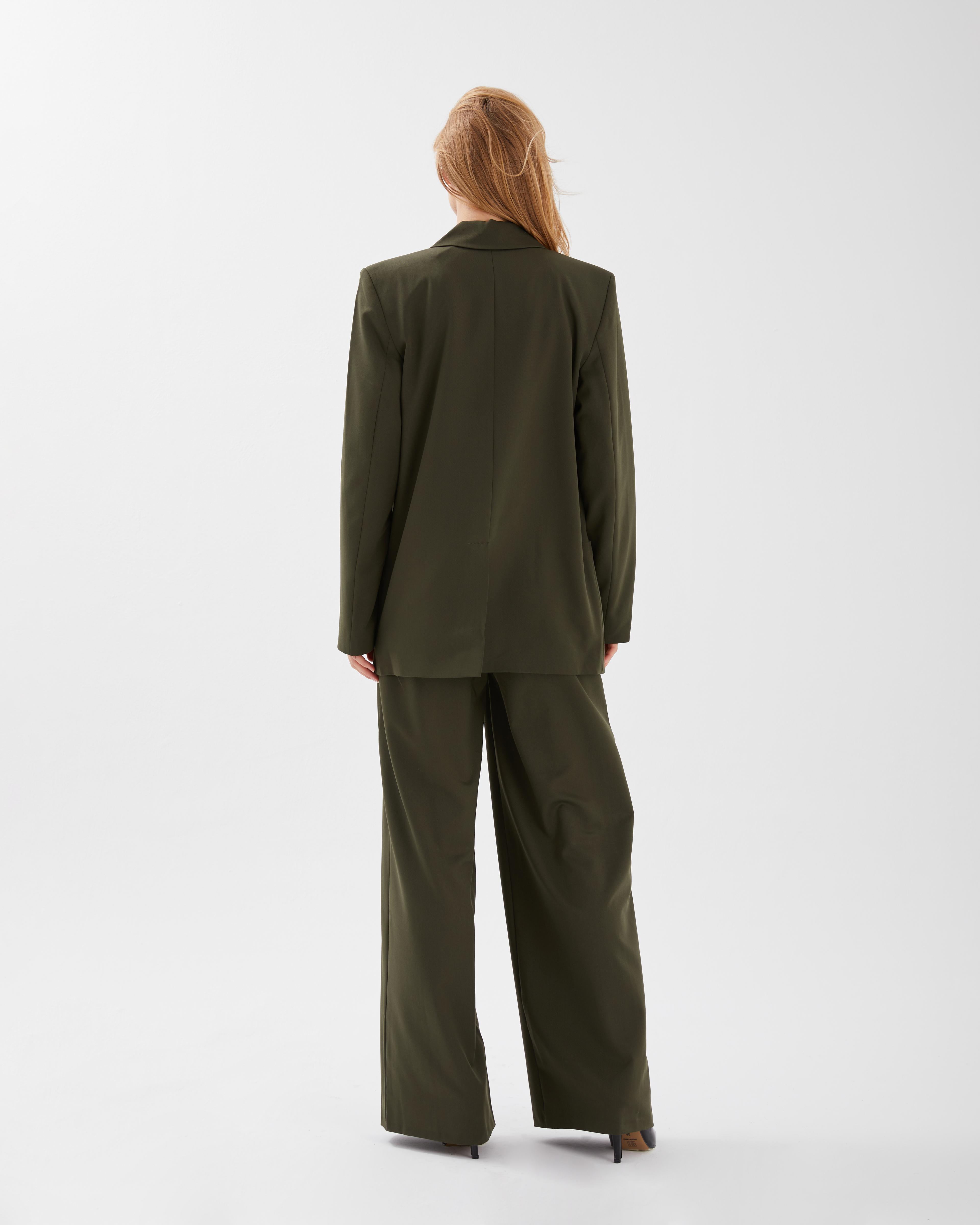 HAKİ CEKET VE PANTALON TAKIM 