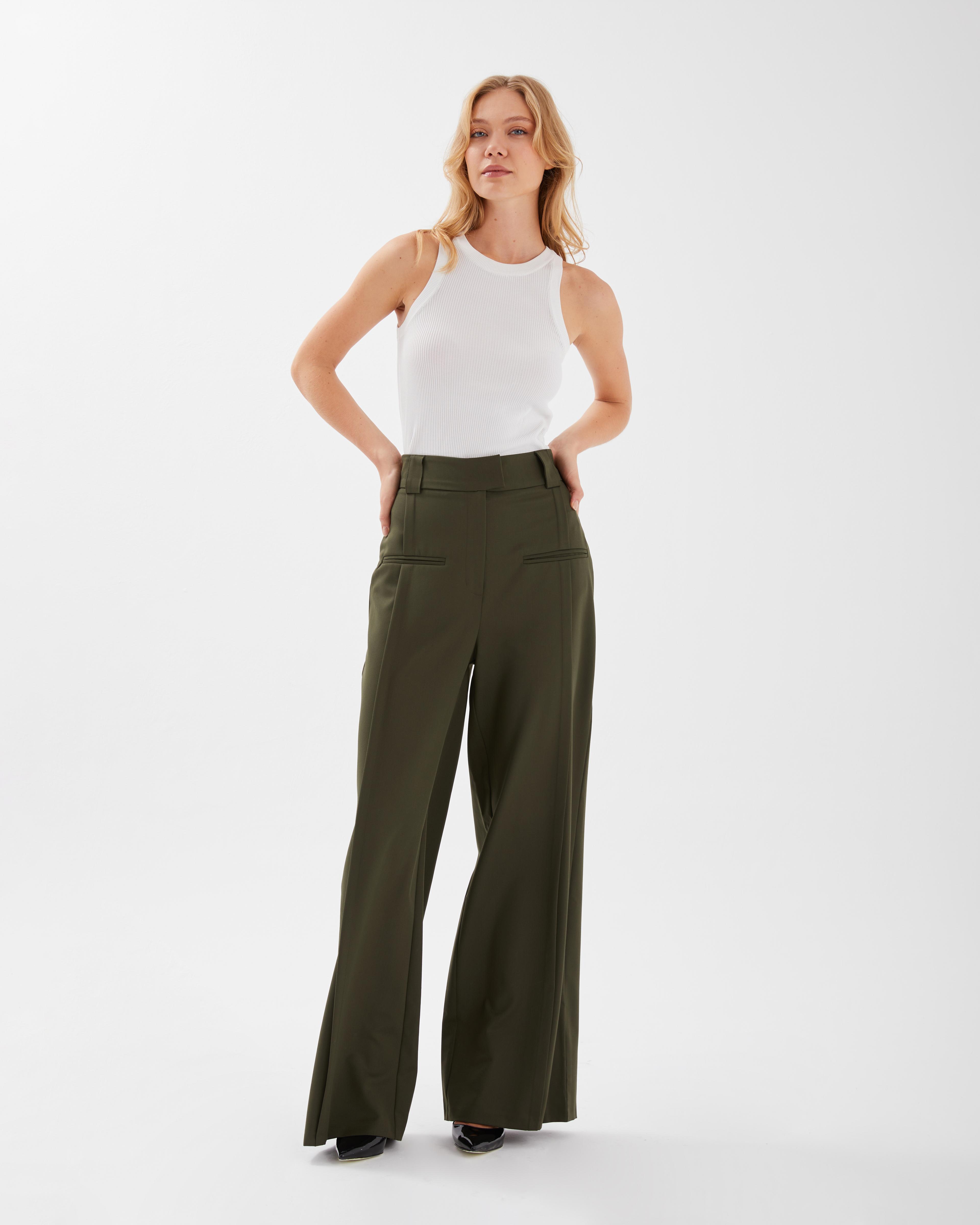 HAKİ CEKET VE PANTALON TAKIM 