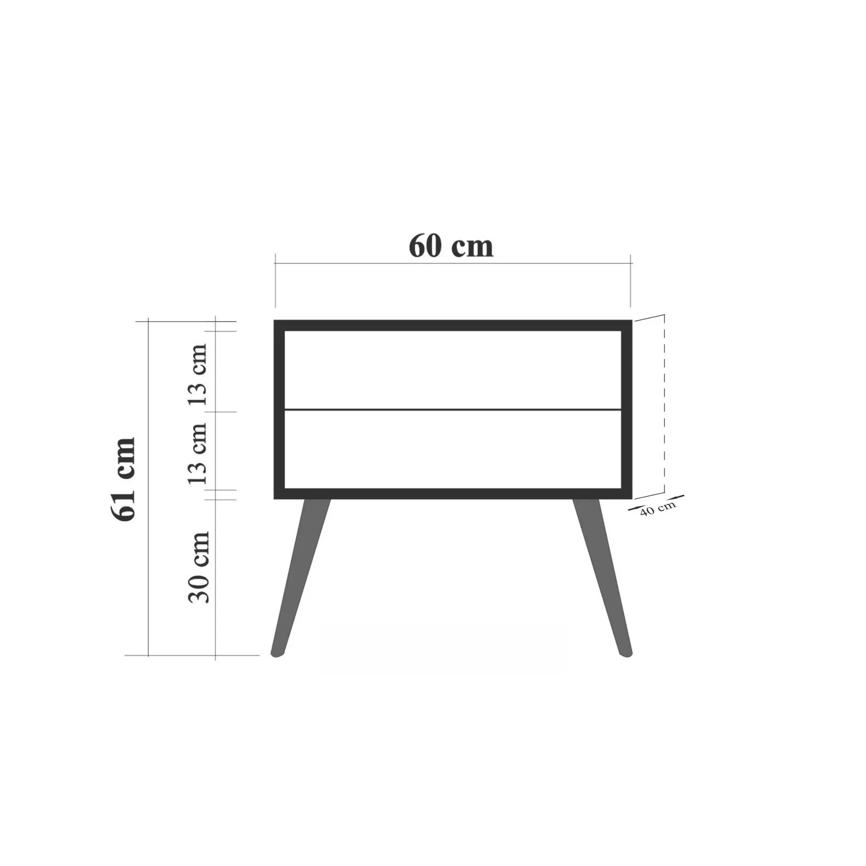 TWO KOMODİN SONOMO-902