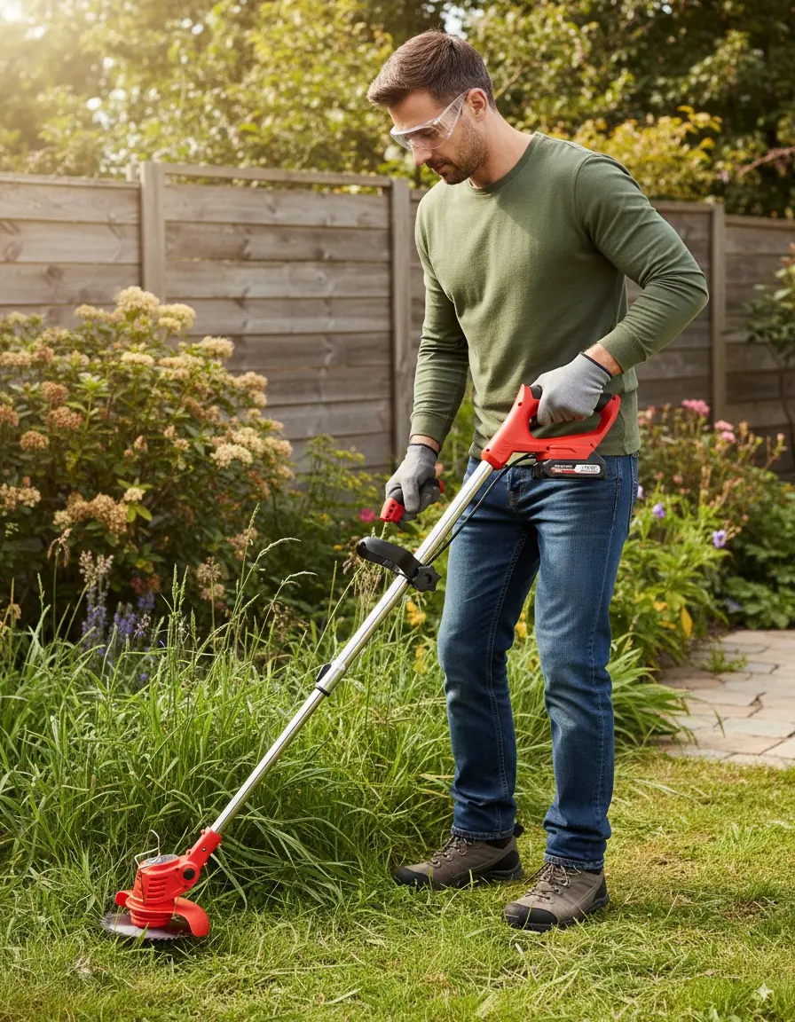 KİMMEER PLUS 2'Li Set 21v Çift Akü Uzatmalı Kollu Çalı Ot Biçme