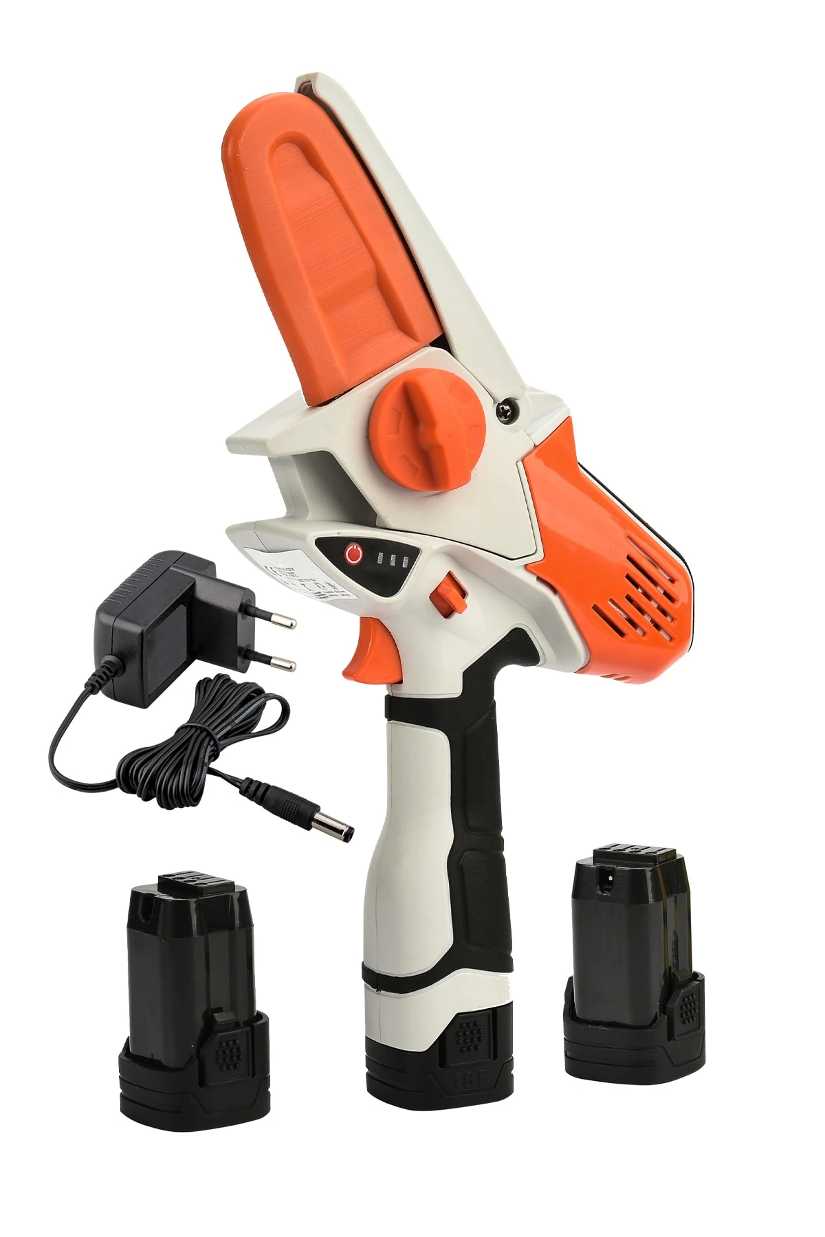 Jetta Power Akülü Bıçkı Ağaç Kesme Dal Kesme Şarjlı El Testeresi Budama Turuncu