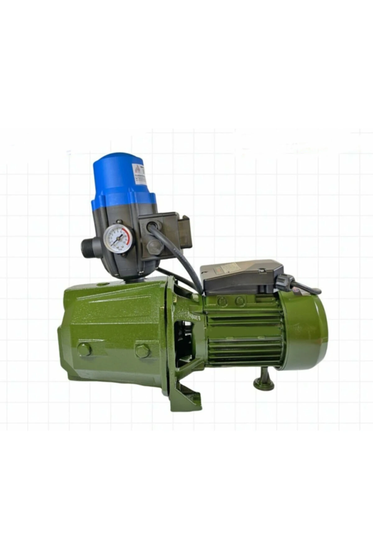 Alman Type Jet Pompalı Otomatik Paket Hidrofor Su Motoru 1 Hp 1" Eldiven + Kontrol Kalemi