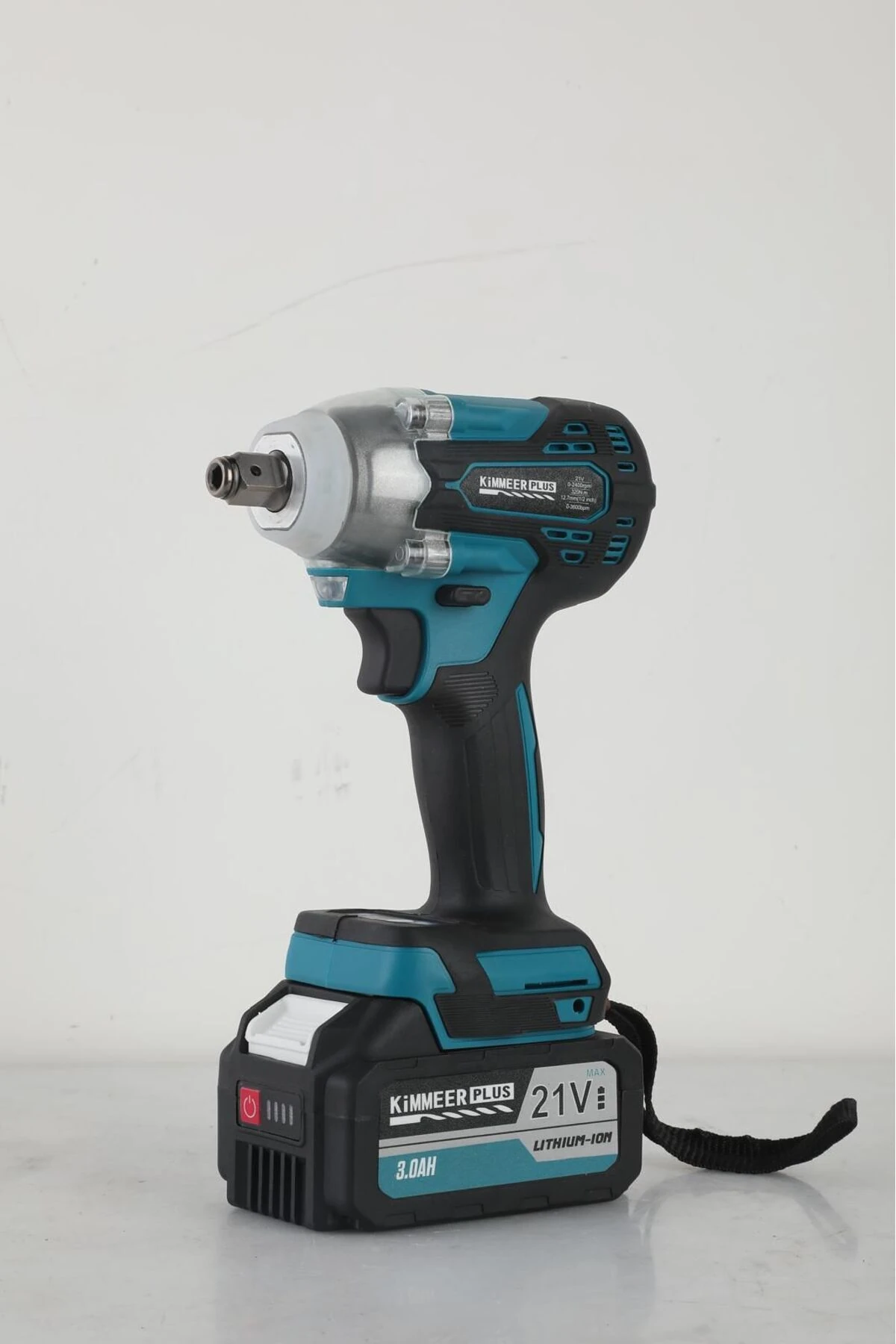 21v Çift Akü Kömürsüz Darbeli Vidalama 450nm Somun Sıkma Sökme Matkap