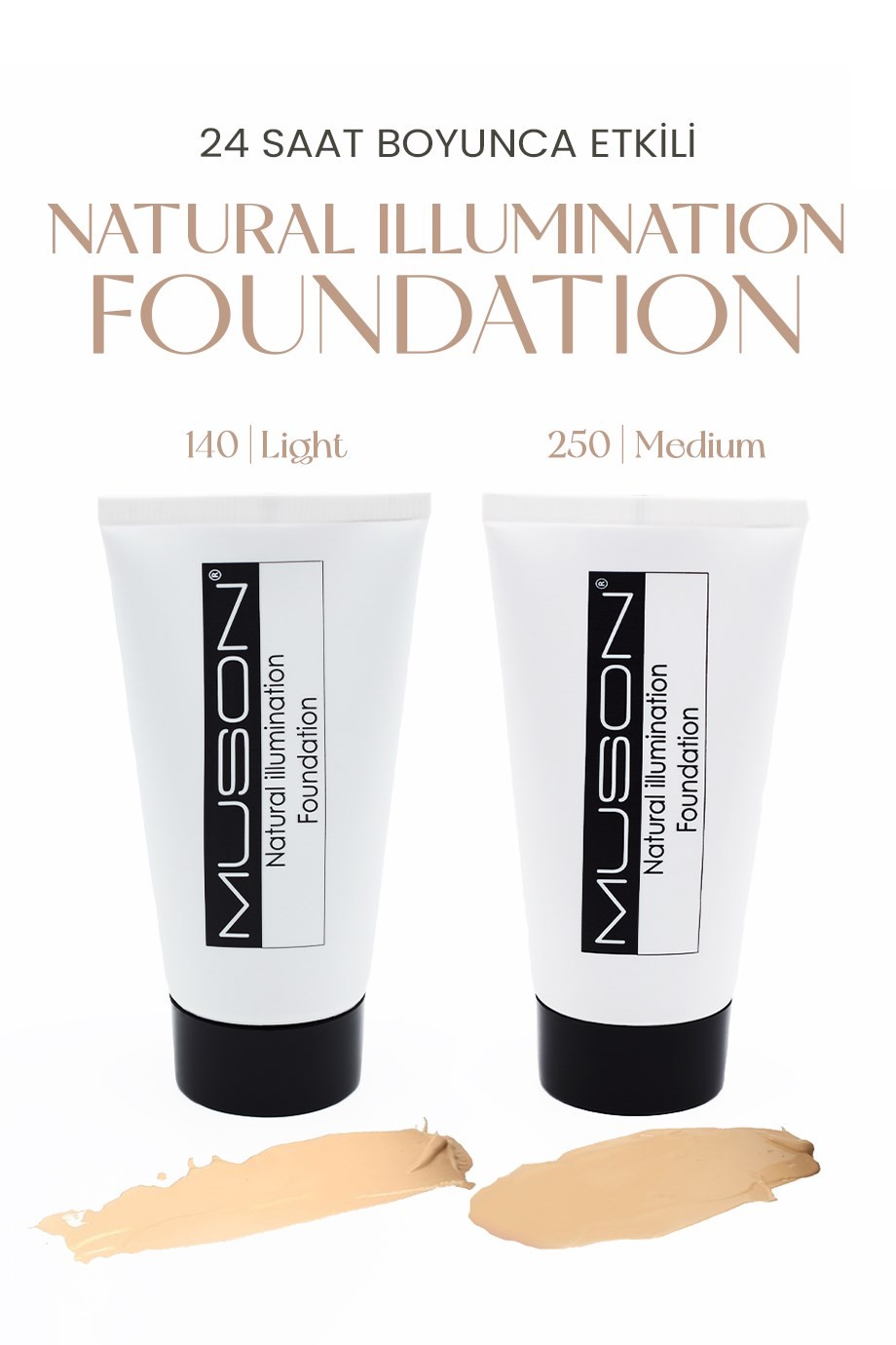 Muson Natural illumination Tüp Foundation - 50 ml