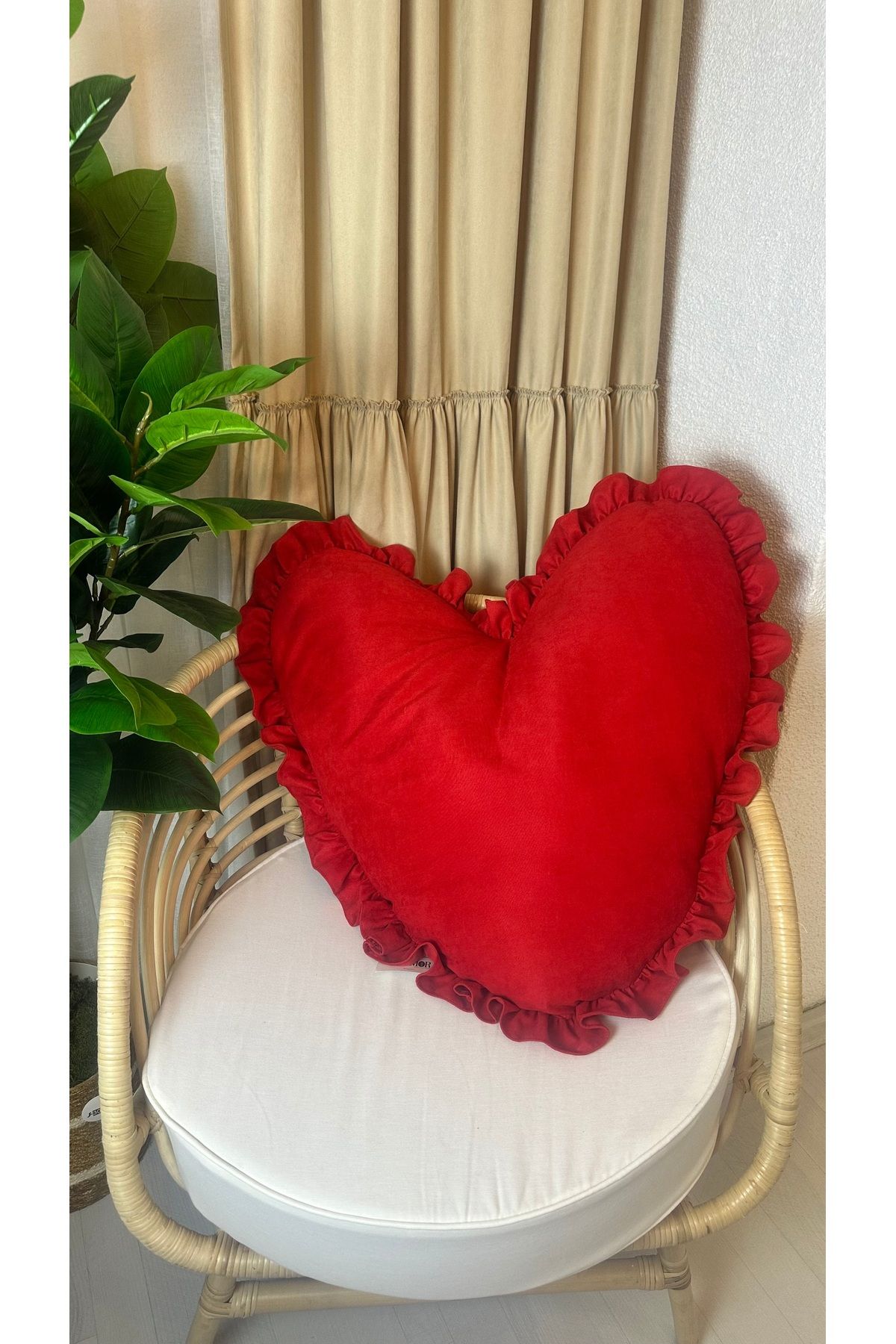 Büyük Kalp Yastık Kalp Minder