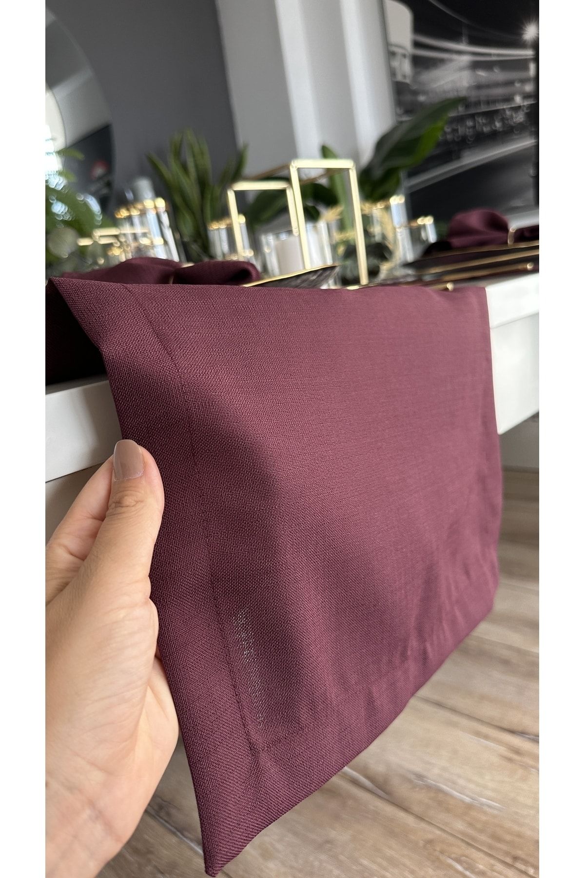 Keten Dokulu Mürdüm Kısa Runner