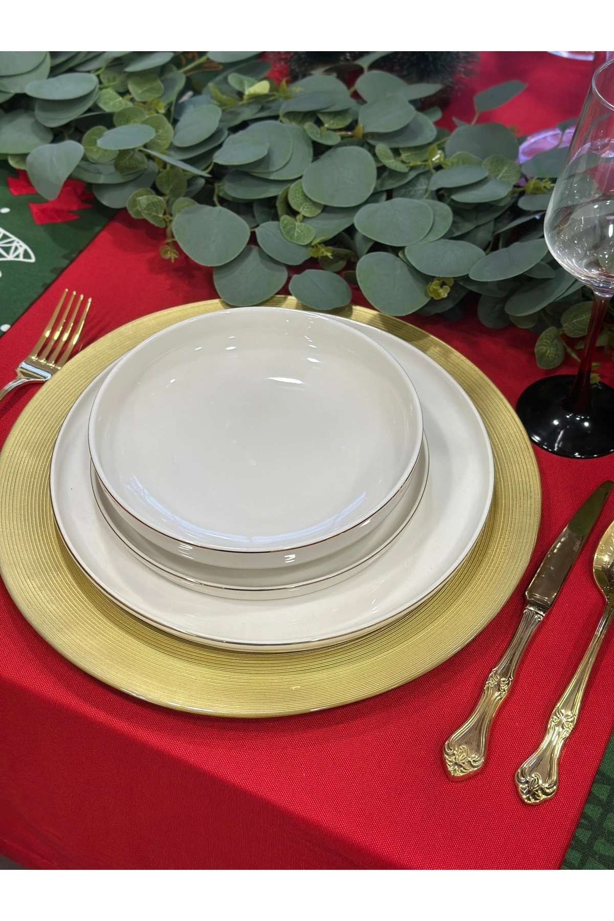 6 ad Yeşil Gold Cam Supla