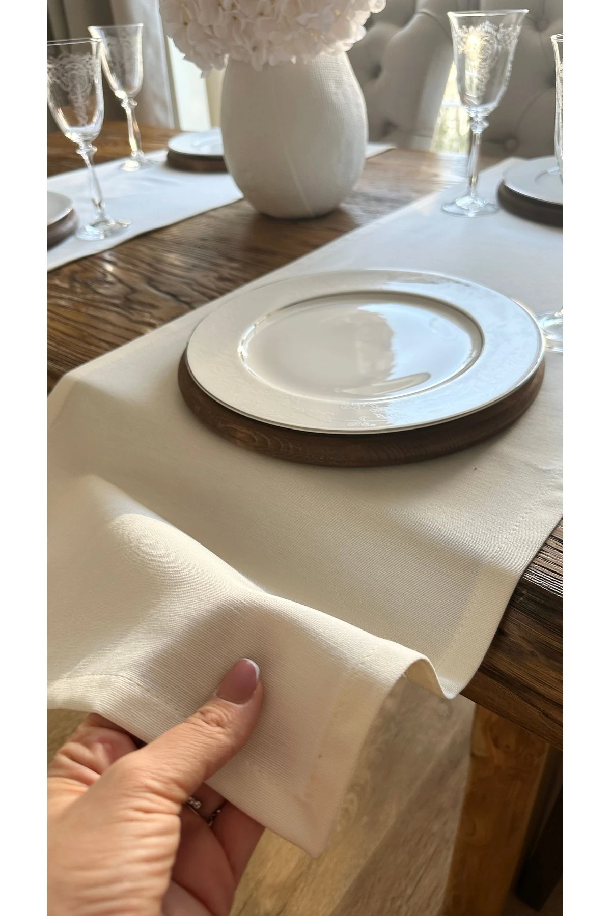 Pamuklu Dertsiz Leke Tutmaz Kısa Runner