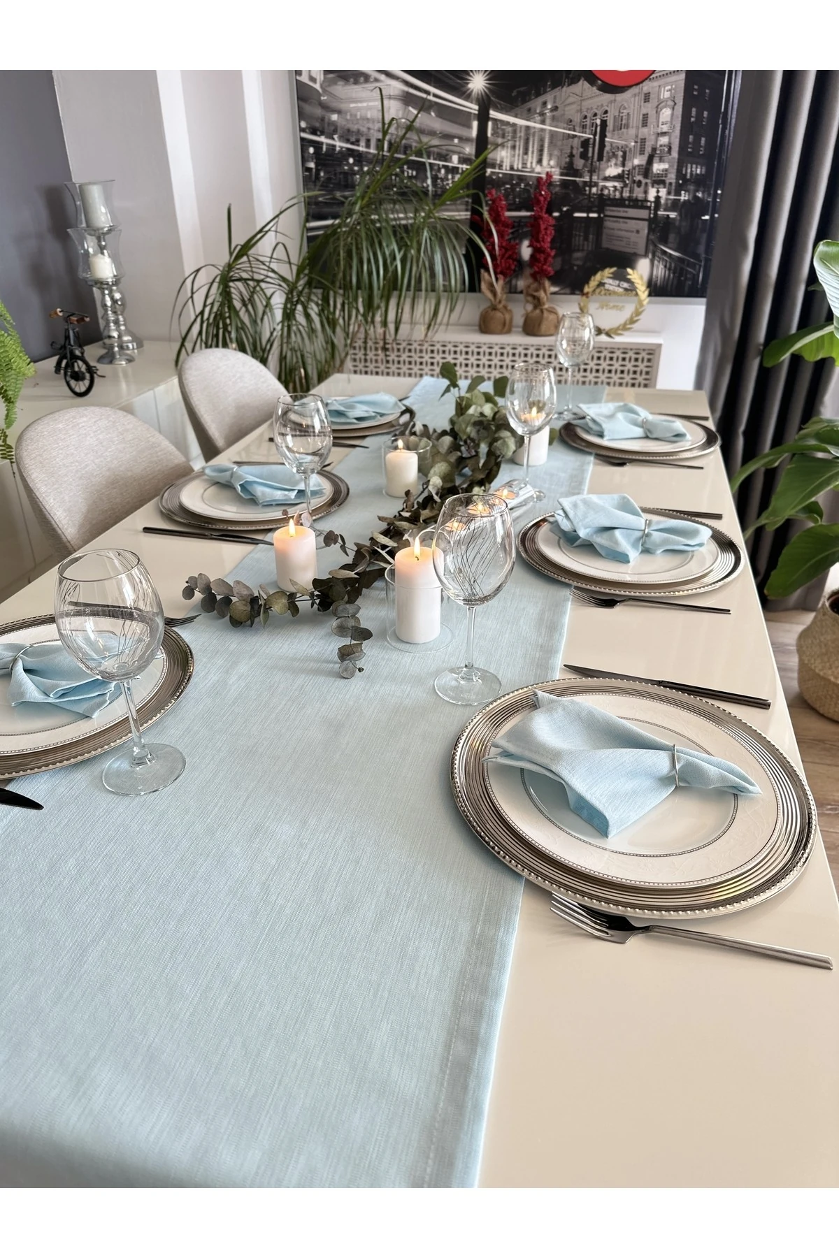 Keten Dokulu Uzun Runner - 4