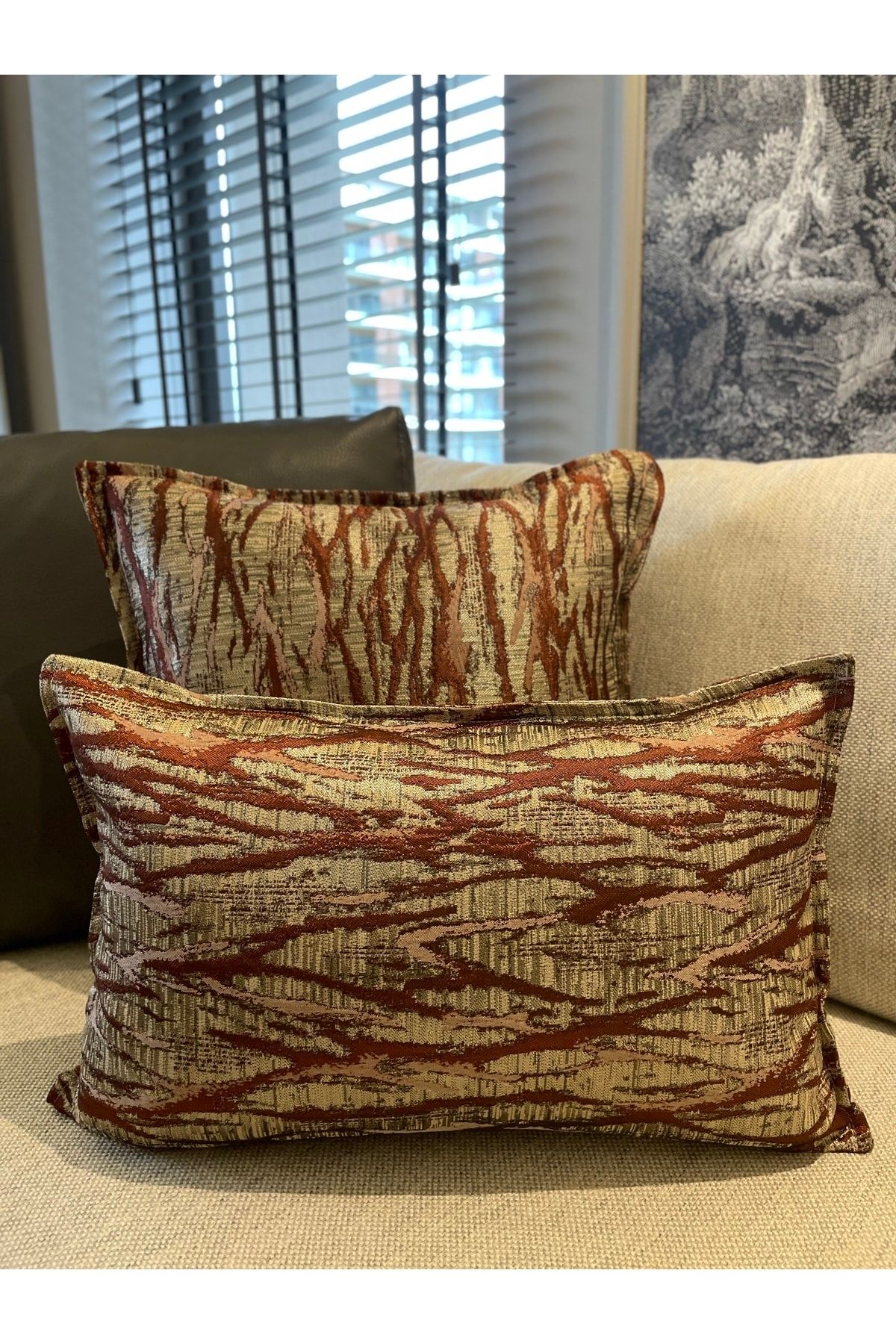 Bakır Gold Kırlent Kılıfı