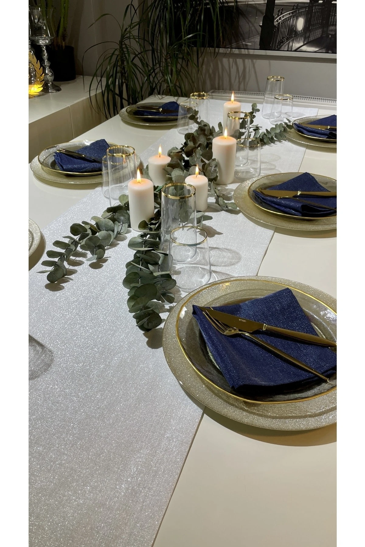 Keten Dokulu Simli Runner - 7