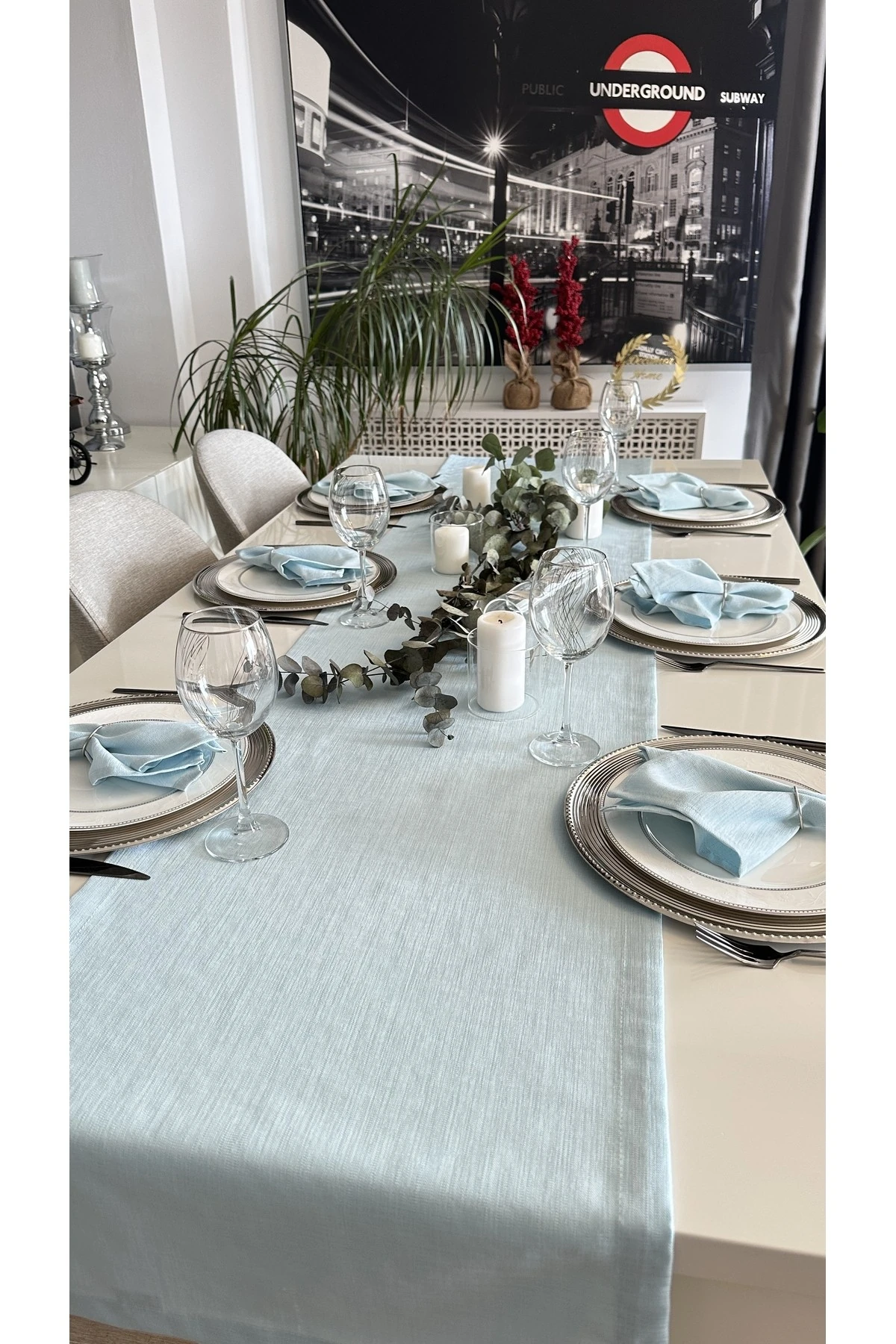 Keten Dokulu Uzun Runner - 4