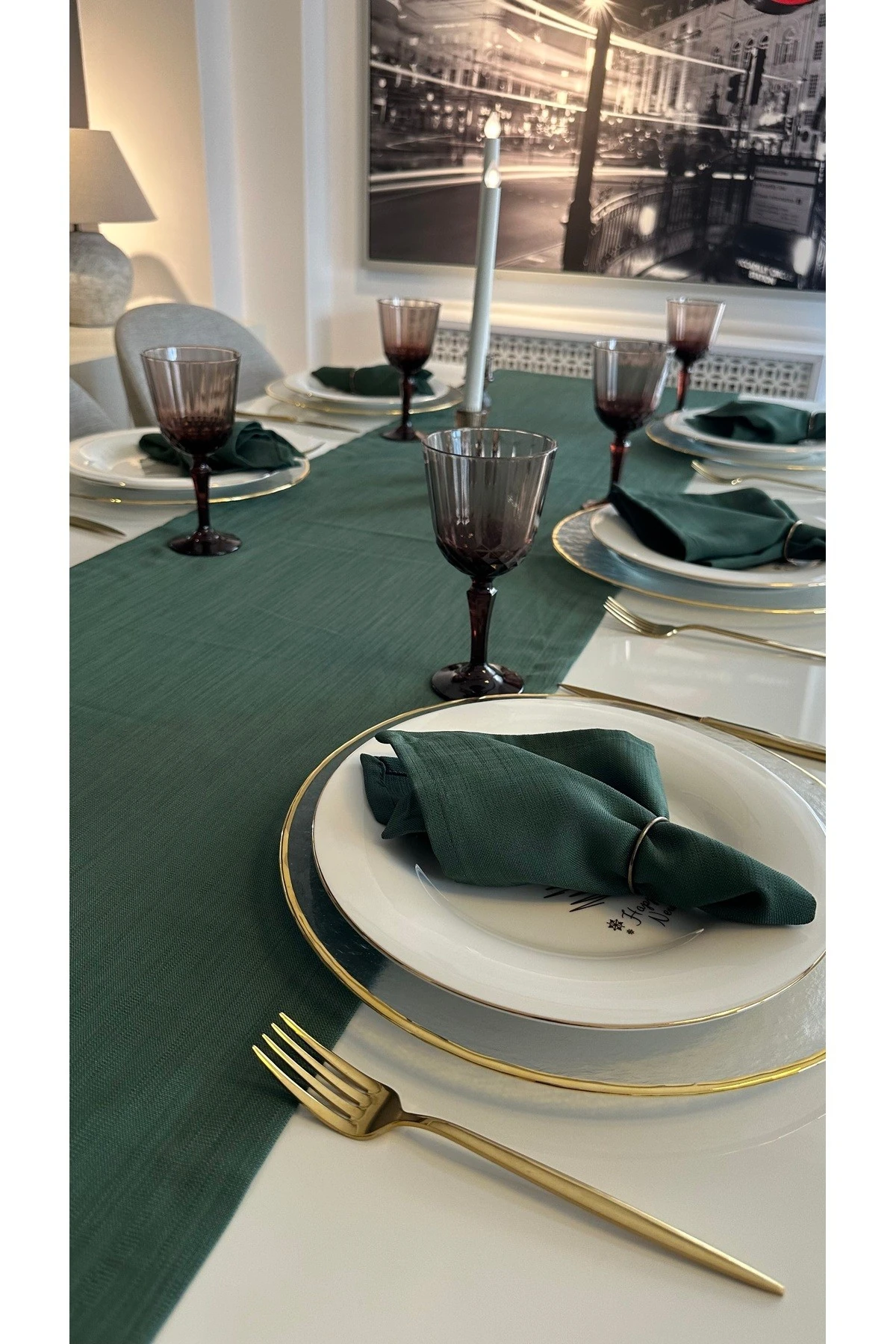 Keten Dokulu Haki Yeşil Dertsiz Runner