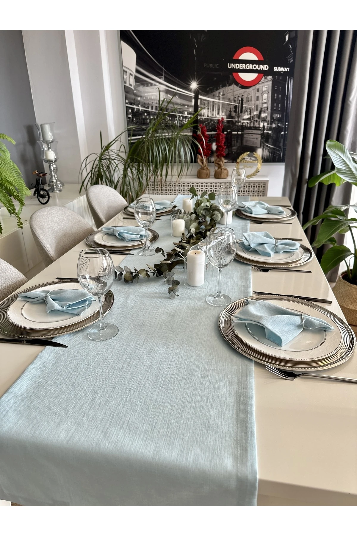 Keten Dokulu Uzun Runner - 4