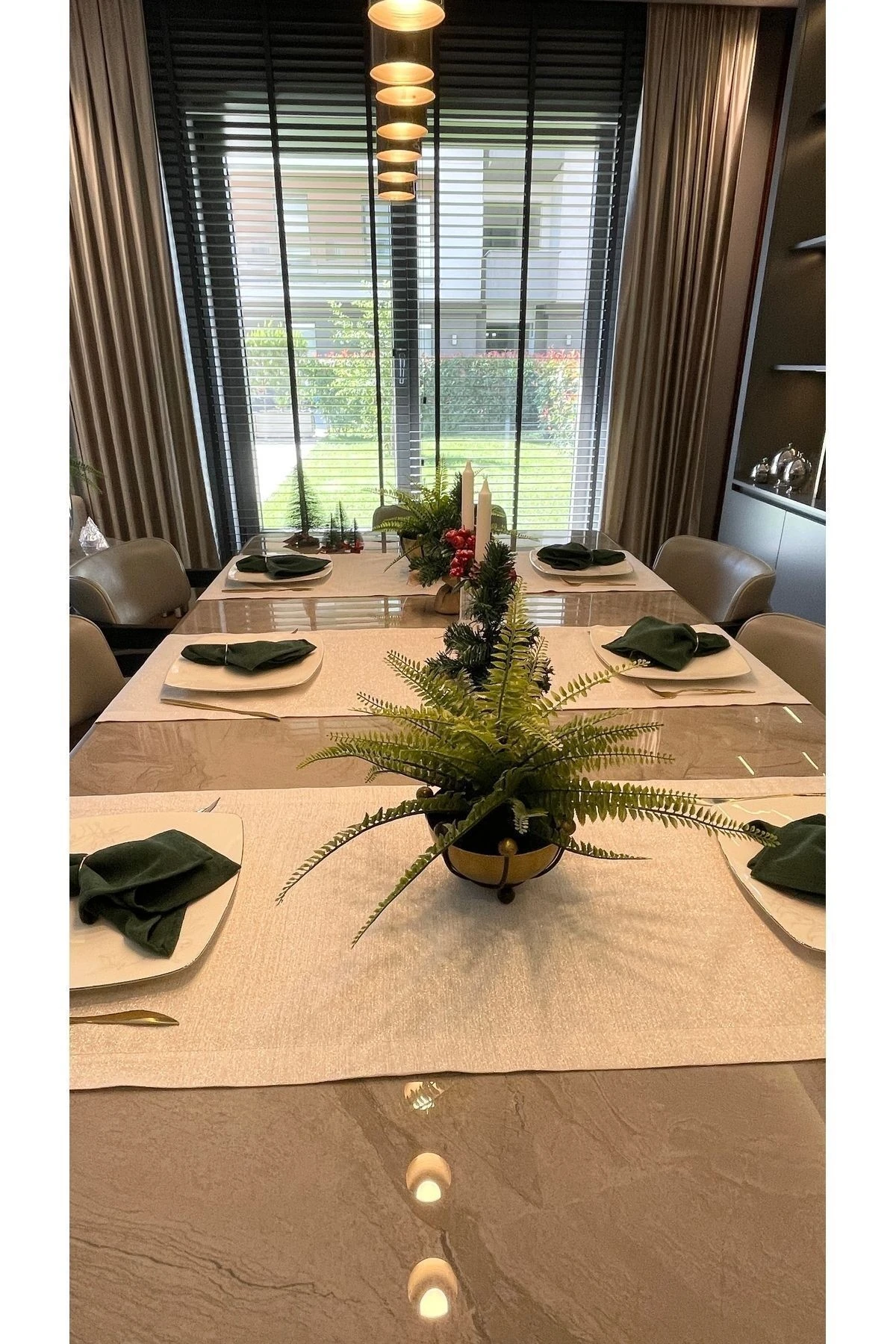 Keten Dokulu Simli Kısa Beyaz Runner