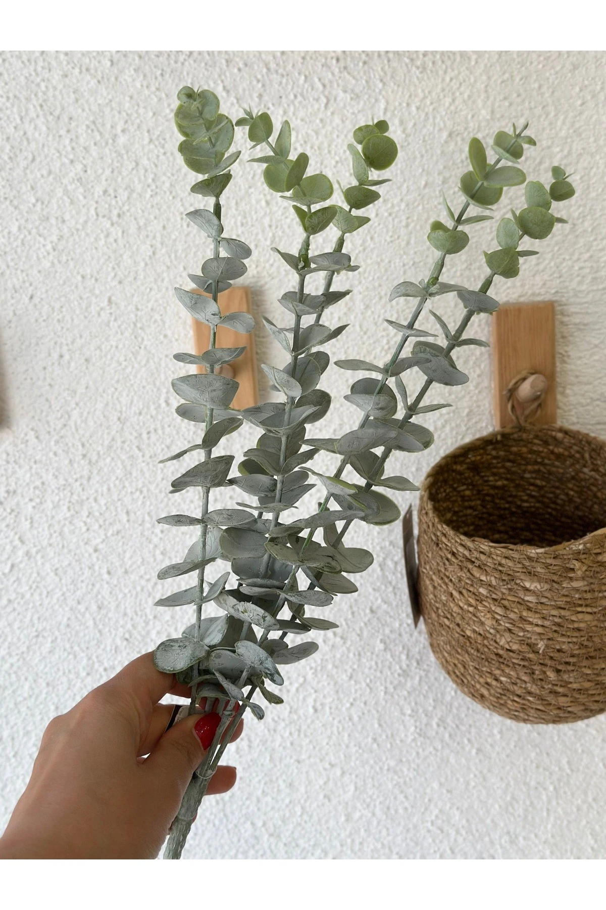 1. Kalite Yapay Pinterest Model Okaliptus 45 cm