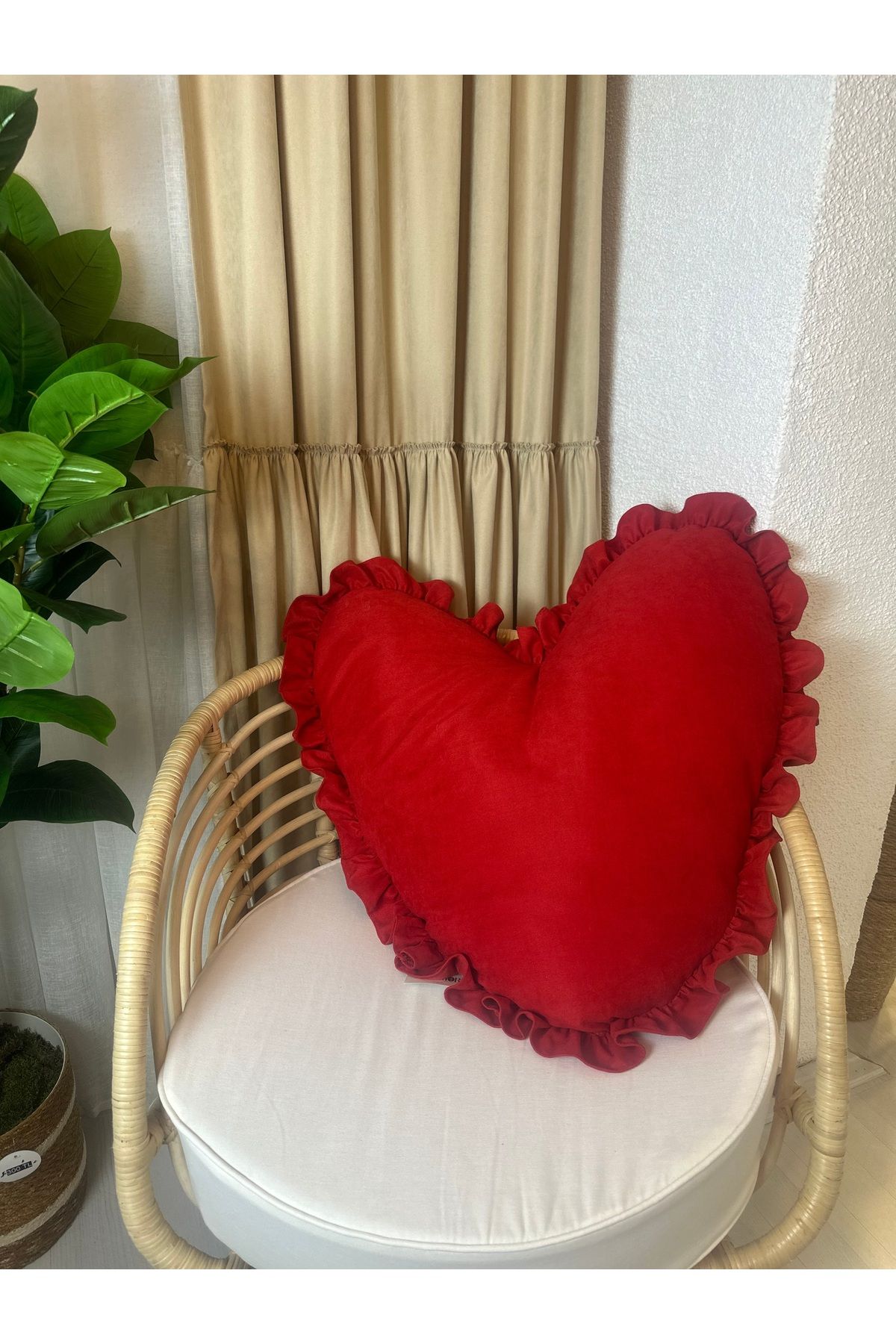 Büyük Kalp Yastık Kalp Minder