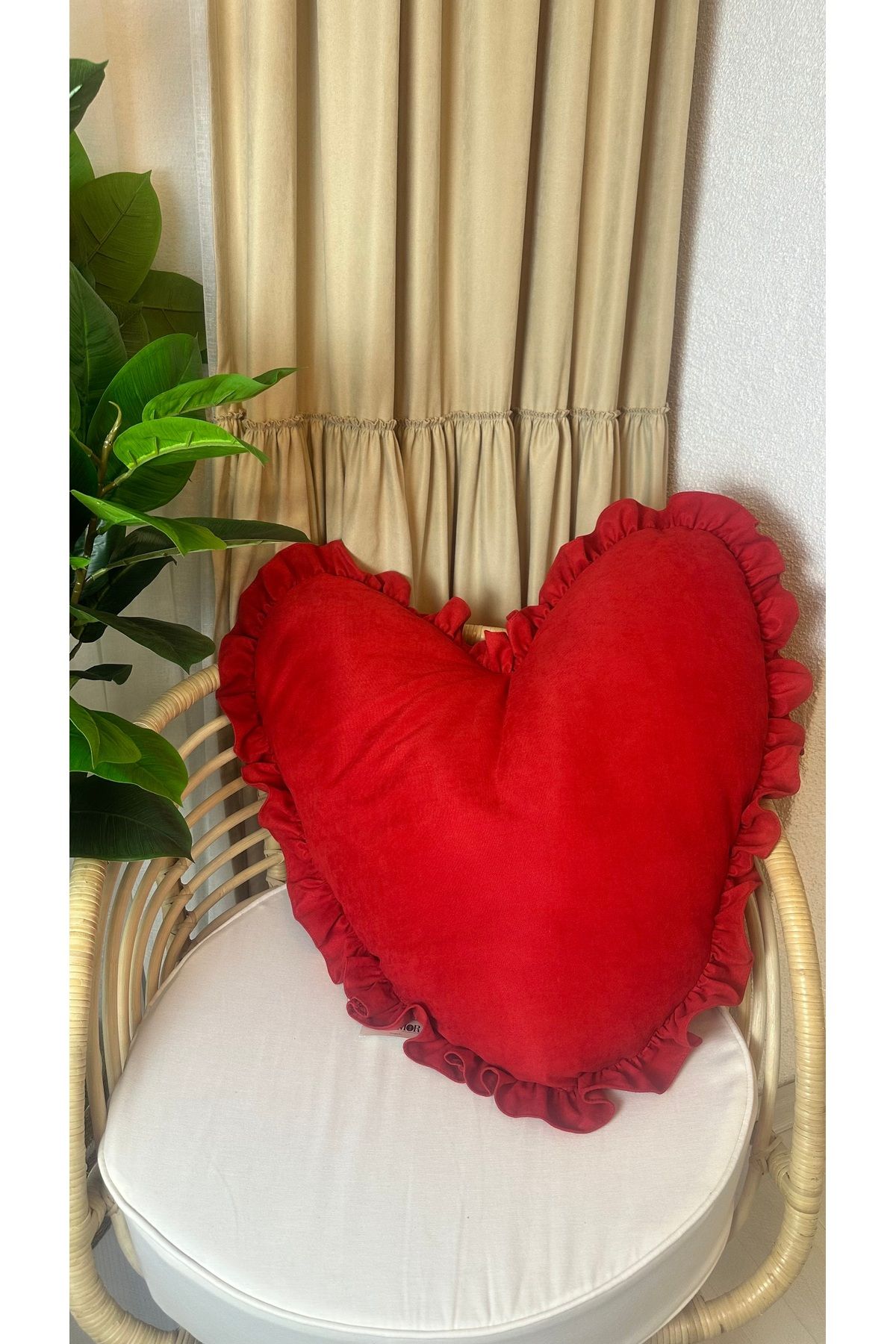 Büyük Kalp Yastık Kalp Minder