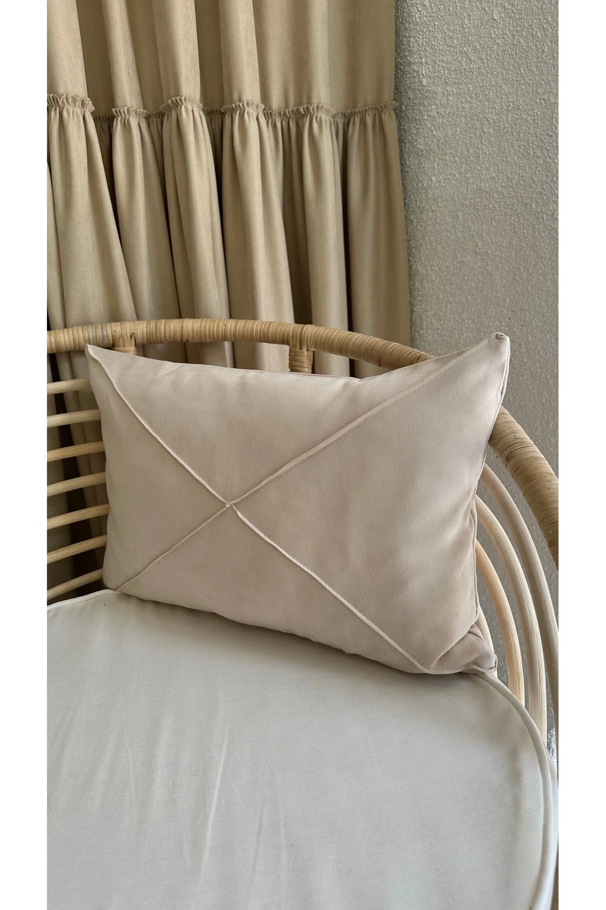 Bej Salon Kırlent Kılıfı 1 ADET