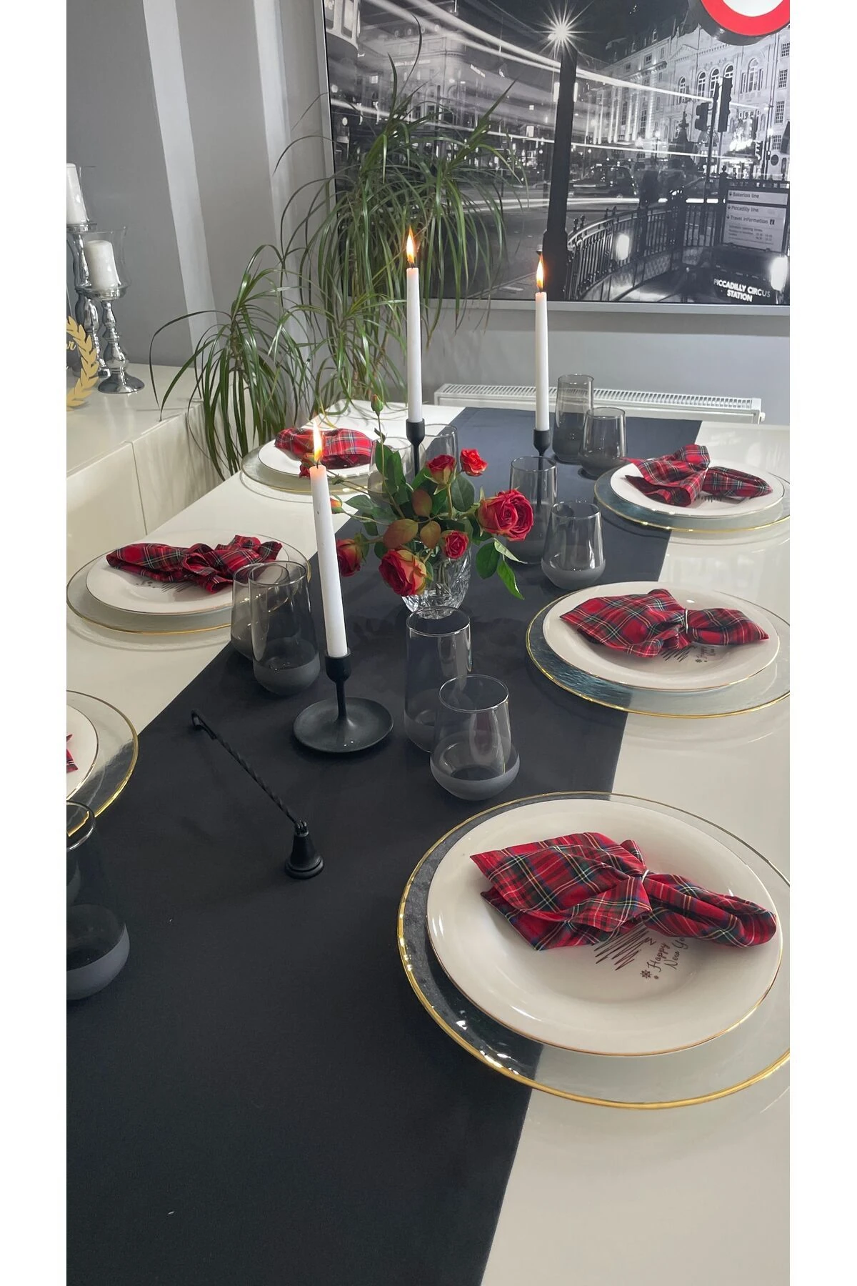 Thick Linen Dertsiz Uzun Runner