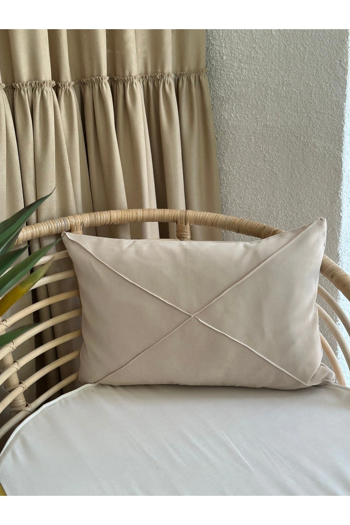 Bej Salon Kırlent Kılıfı 1 ADET