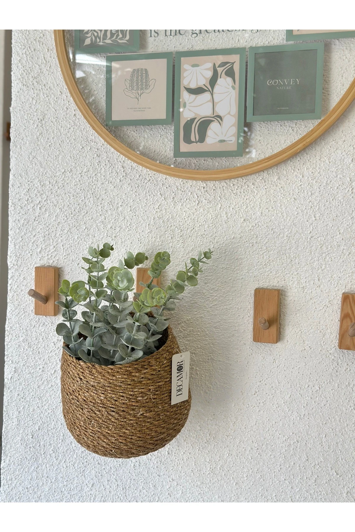 1. Kalite Yapay Pinterest Model Okaliptus 45 cm