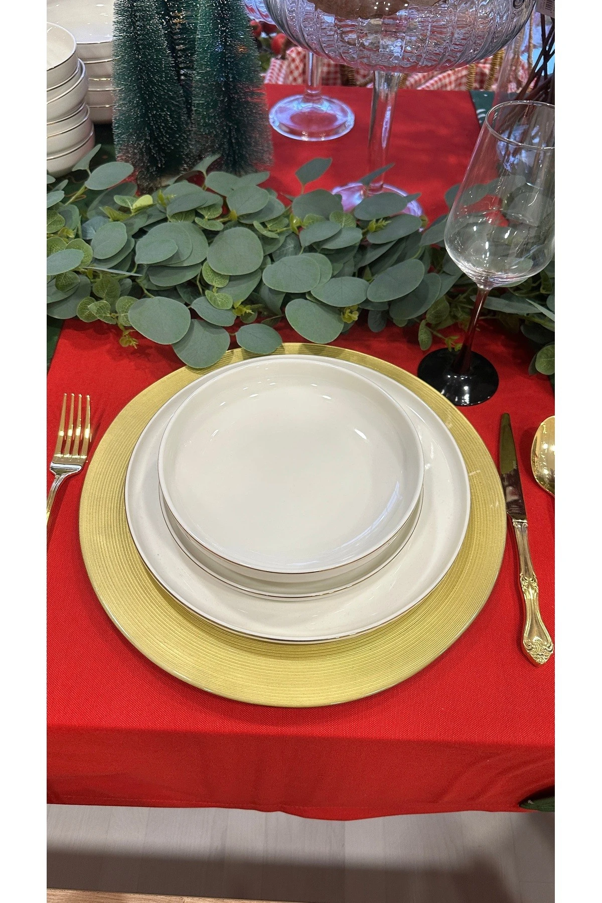 6 ad Yeşil Gold Cam Supla