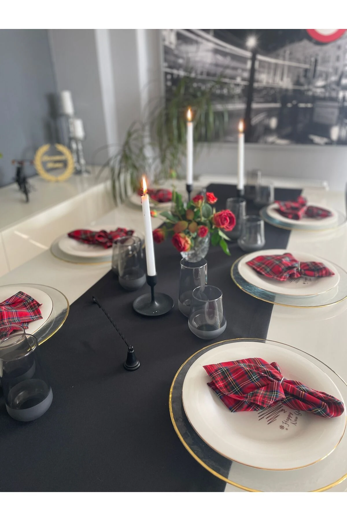 Thick Linen Dertsiz Uzun Runner