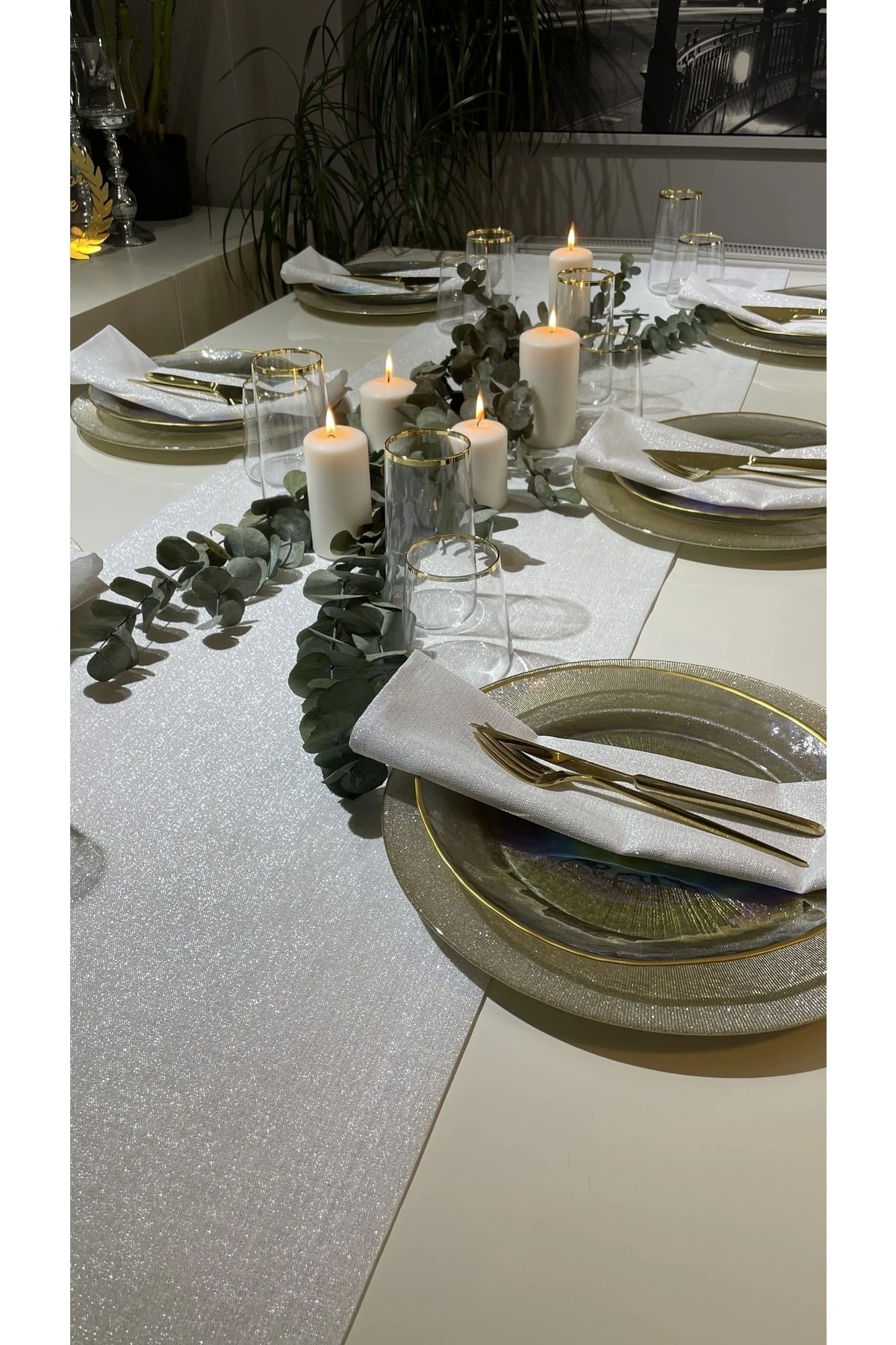 Keten Dokulu Simli Runner - 7