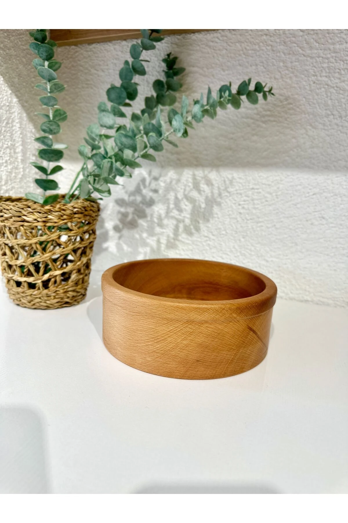 Büyük Ahşap Kase 20 cm