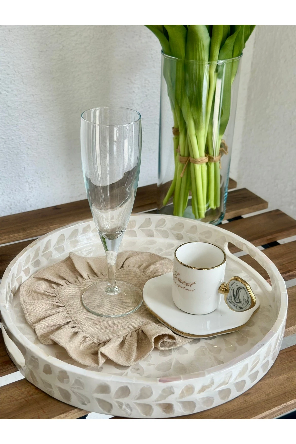 6’lı Fırfırlı Kokteyl Sunum Peçetesi