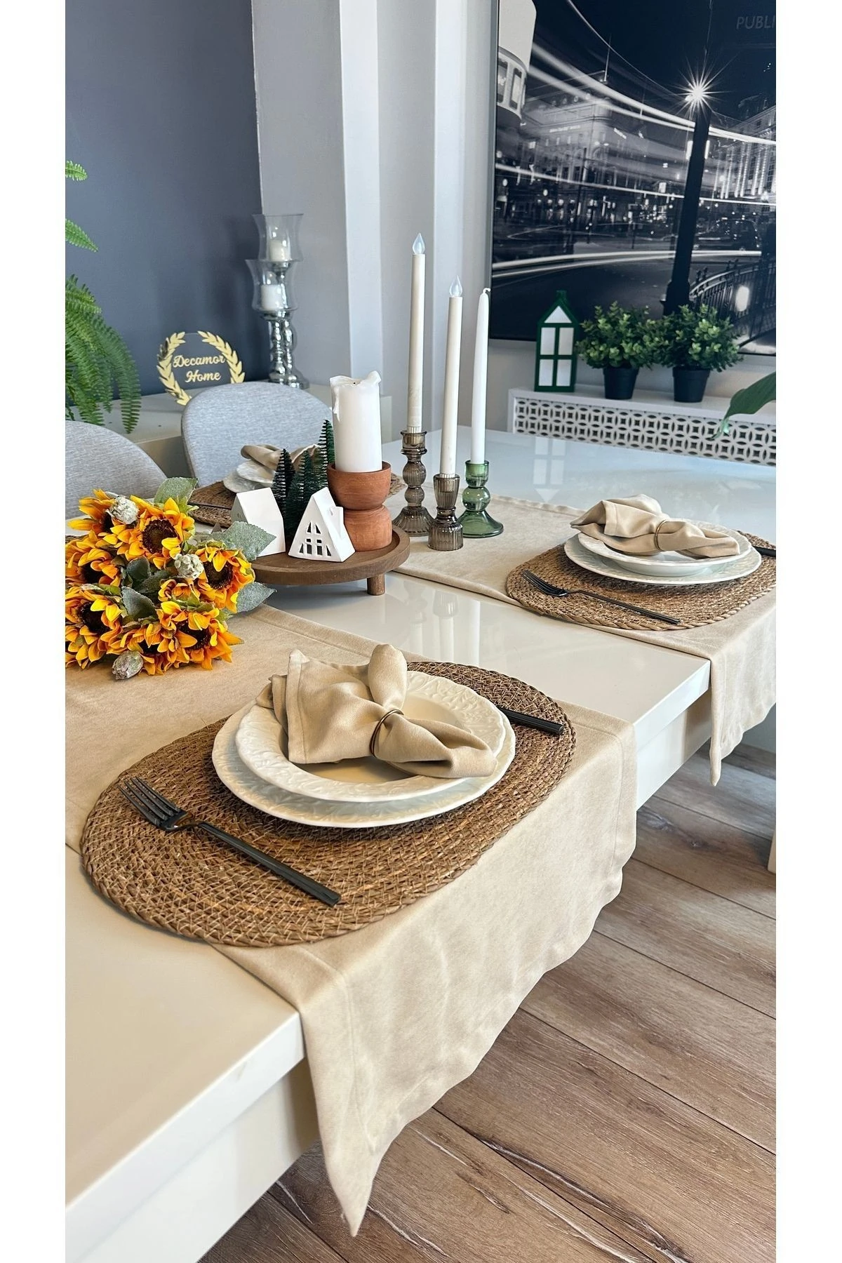 Kadife Dokulu Dertsiz, Leke Tutmaz Runner - 5