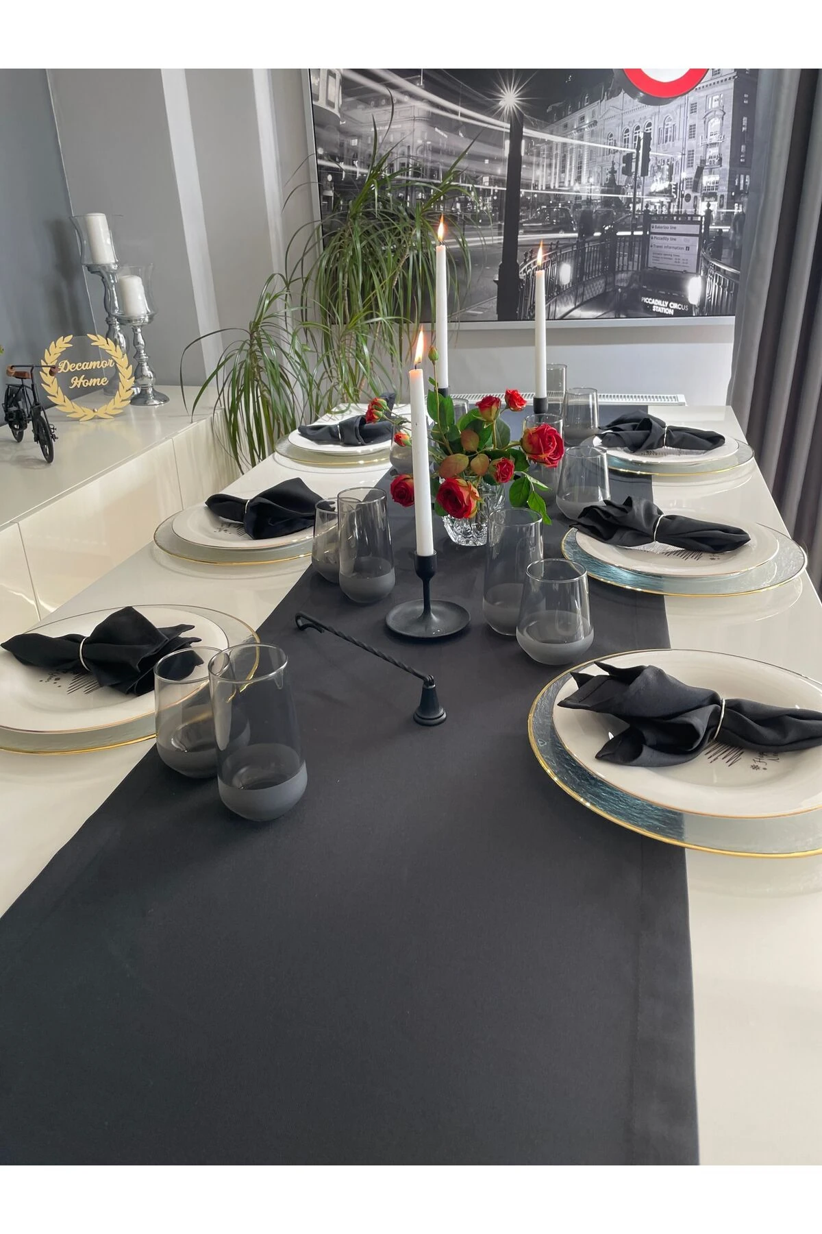 Thick Linen Dertsiz Uzun Runner